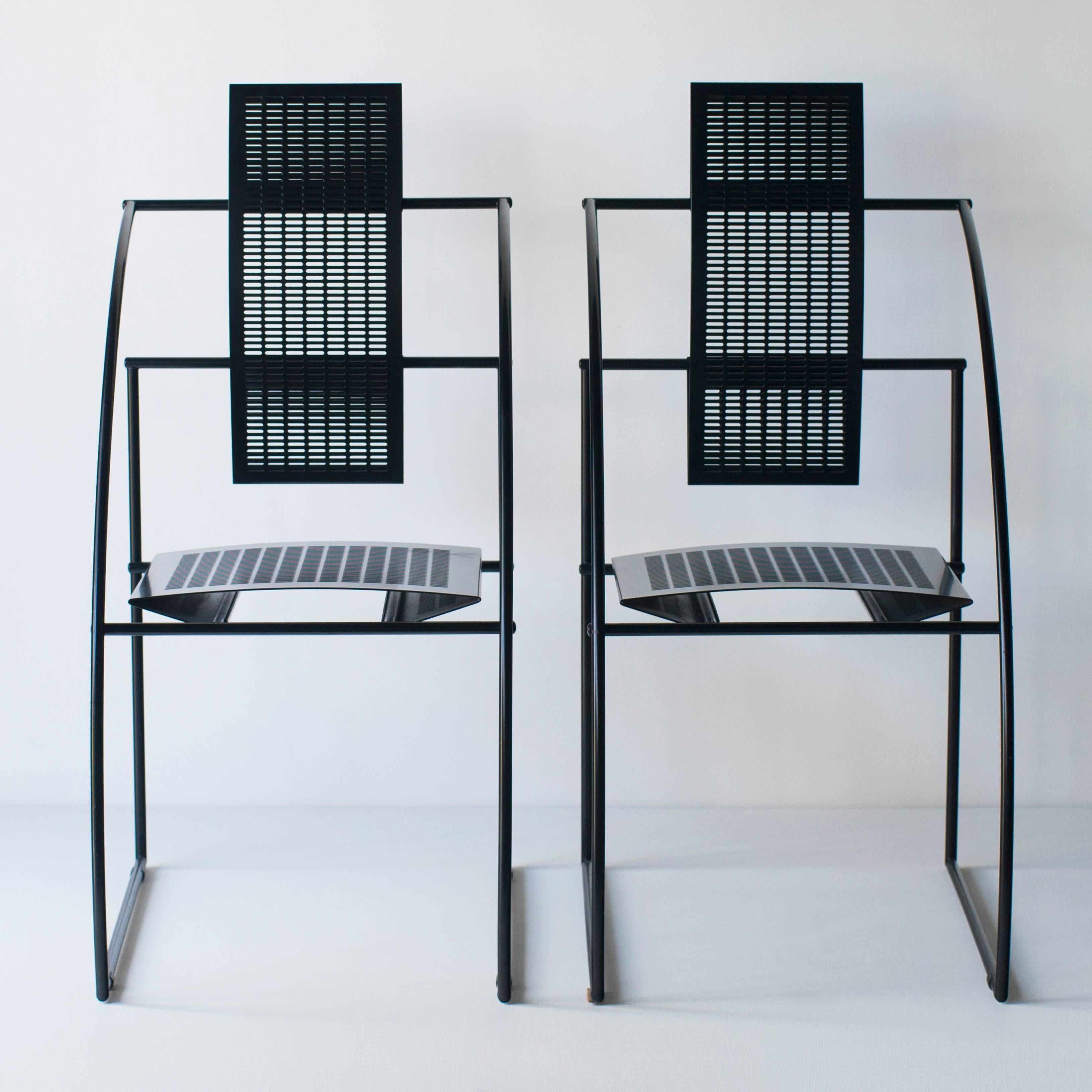 Painted Mario Botta Quinta Chair Alias Post Modern design