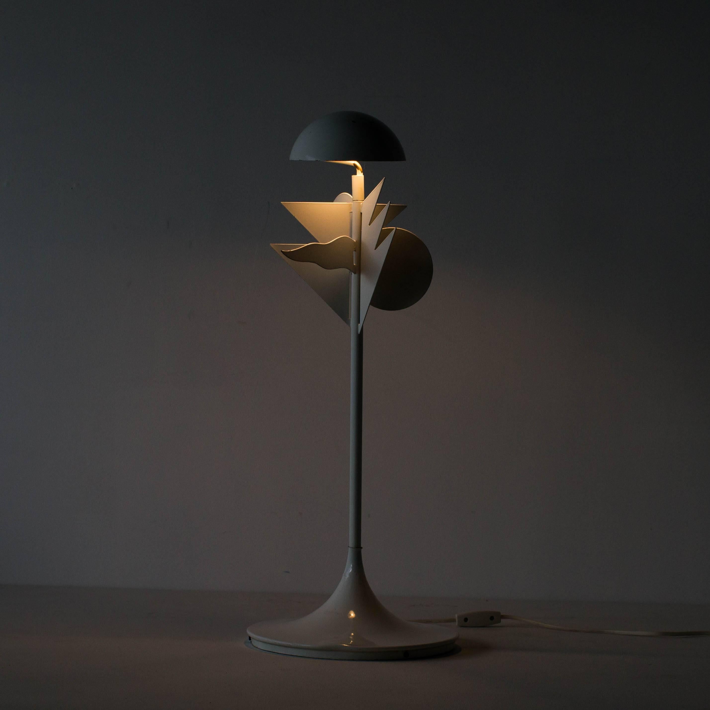 Late 20th Century Papalina Table Lamp Alessandro Mendini Eleusi, 1983 Alchimia Post modern 