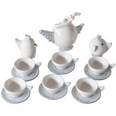 Ugo La Pietra Tea Set Cooperativa Ceramiche d'Imora, 1987