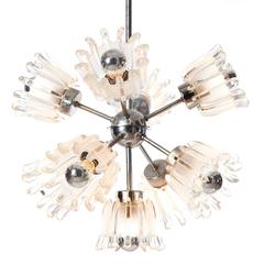 1960s Sputnik Chandelier Light 9