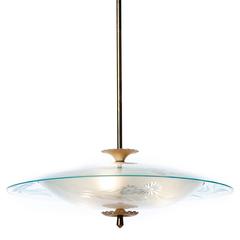 1940s Six-Light Pendant attributed to Pietro Chiesa 5