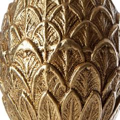 1970s Patinated Bronze and Brass Table Lamp Attributed to Maison Le Dauphin
