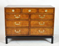 Pair of John Widdicomb Campaign Style Chests