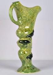 Unique Nature's Organic Design Large Ceramic Vase with Birds by Anna Lambert