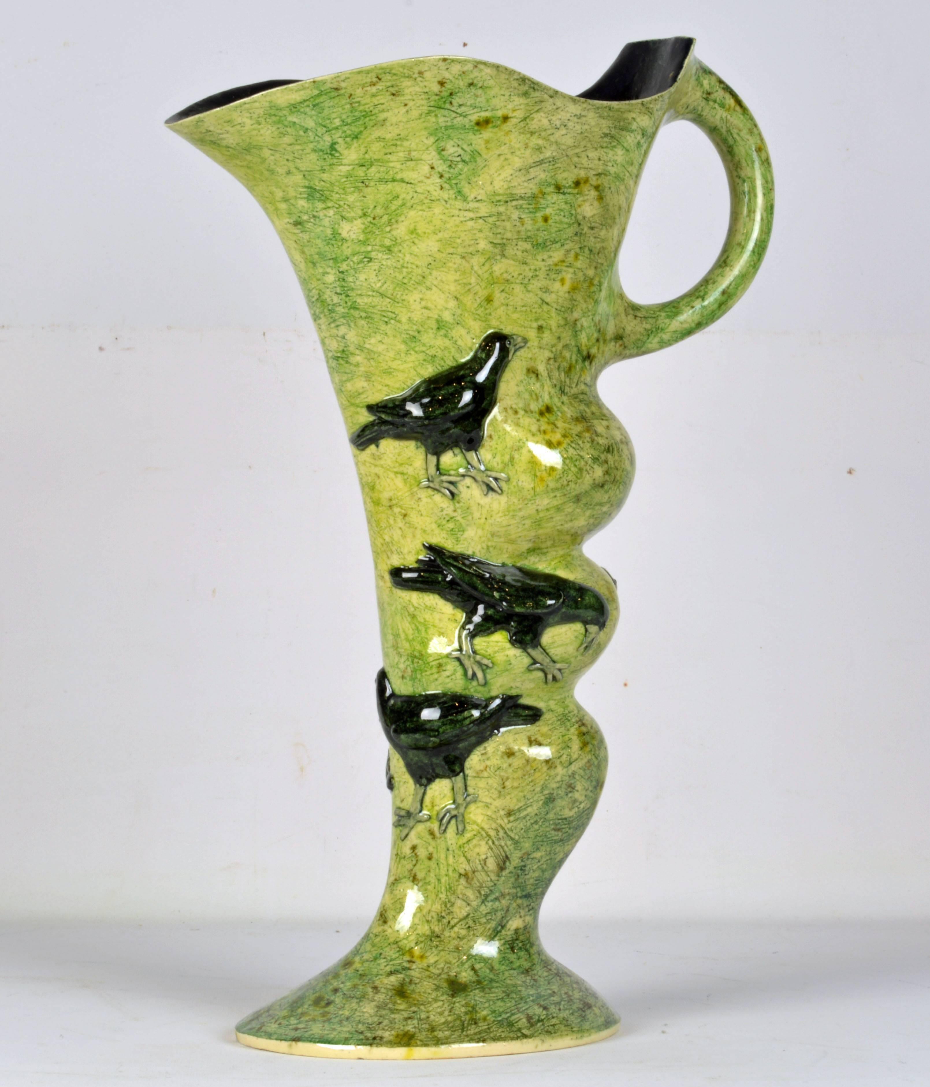 anna pottery green vase