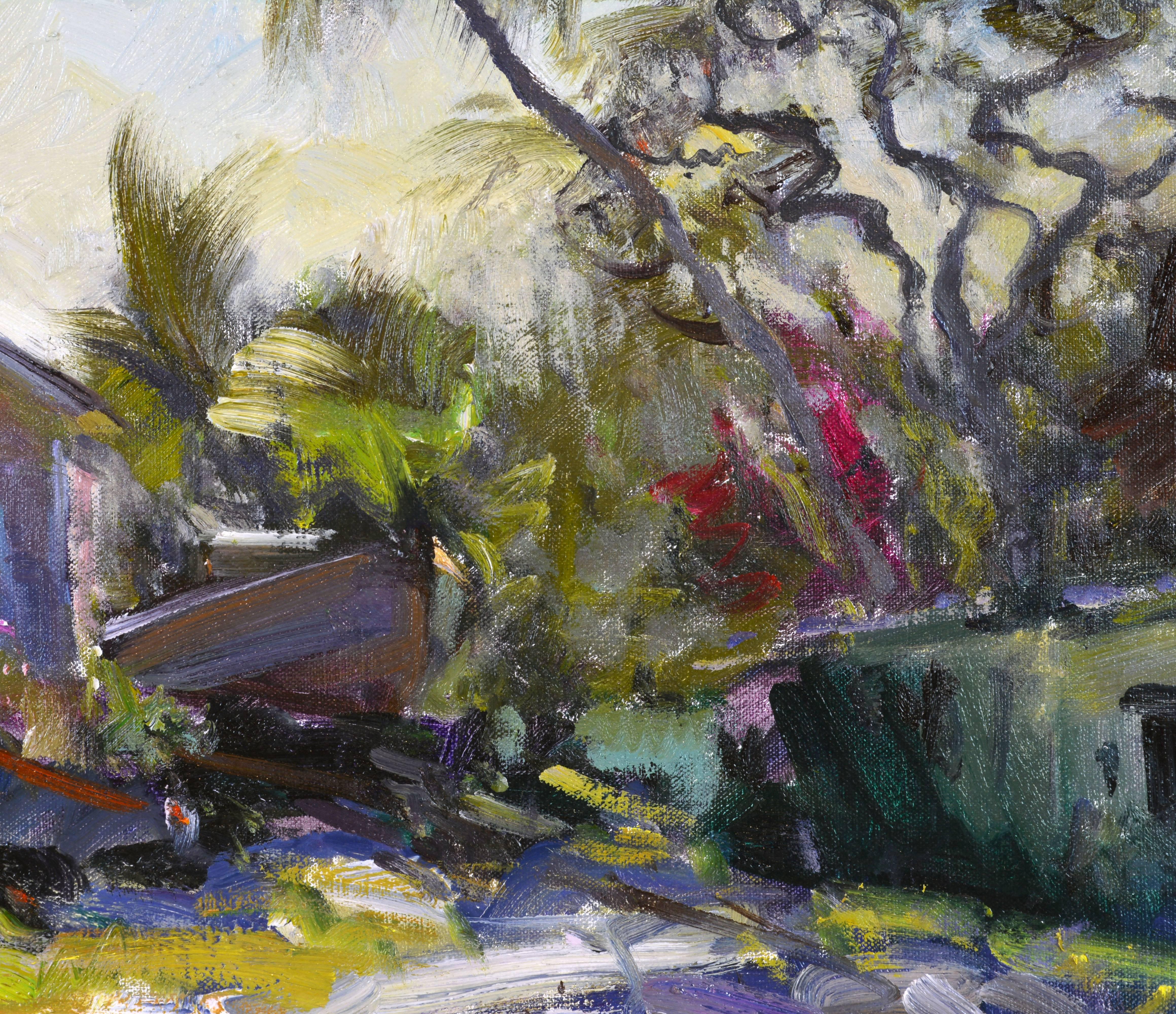 Modern 'Morning Light' Florida Impressionism by Robert C. Gruppe, American b. 1944