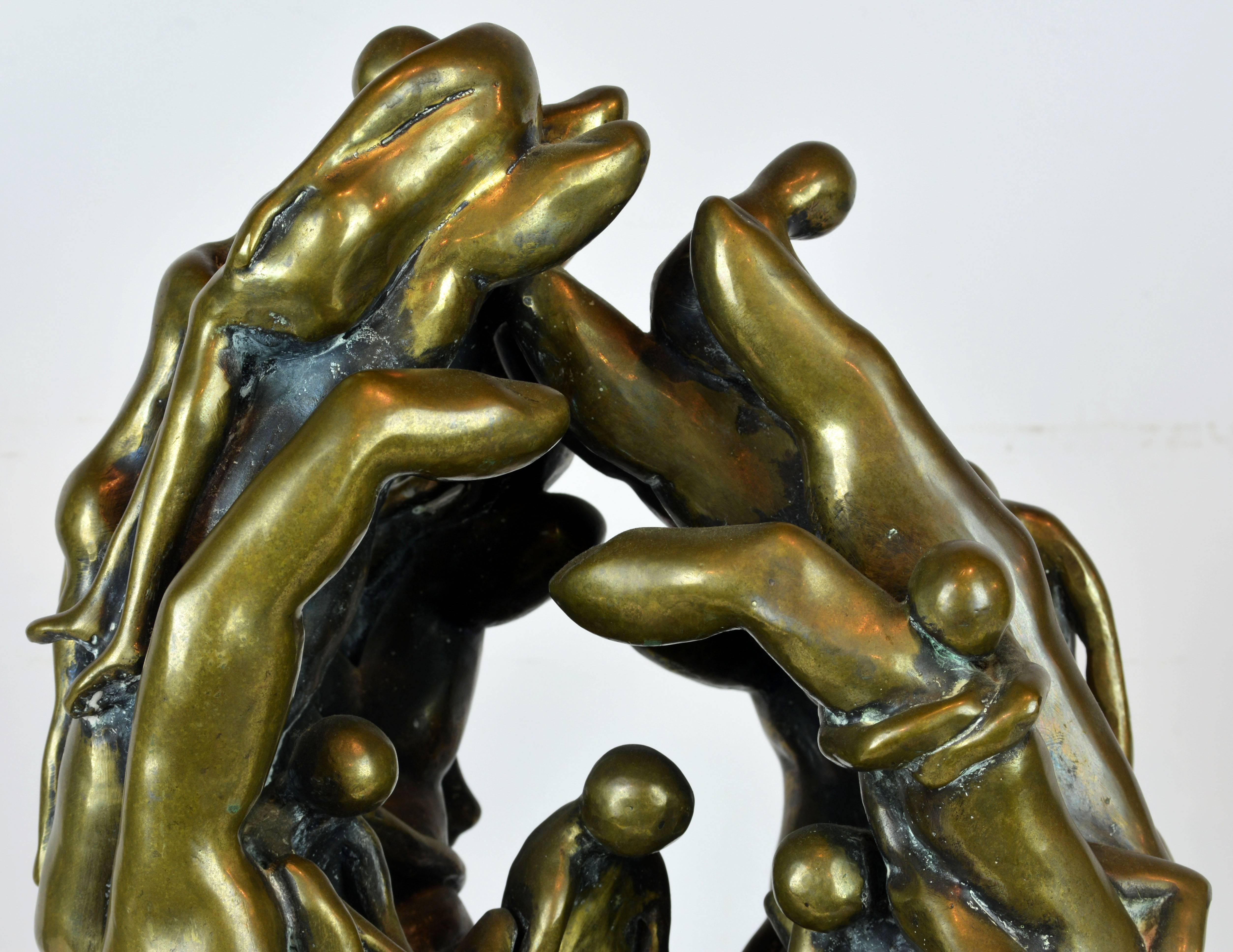 20th Century Mid-Century Modern Bronze Sculpture by Arthur Marshak, Florida