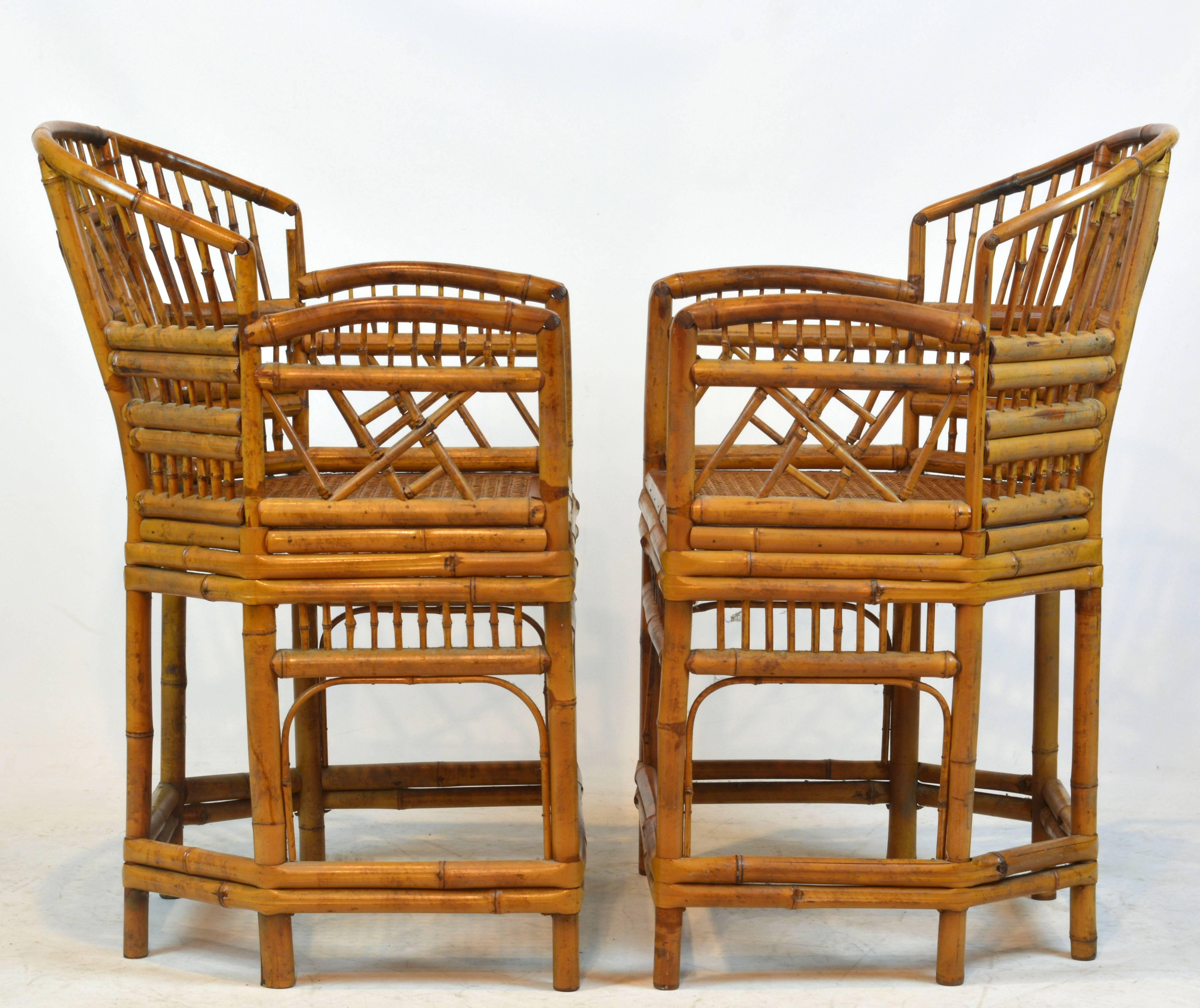 chinoiserie bamboo chair