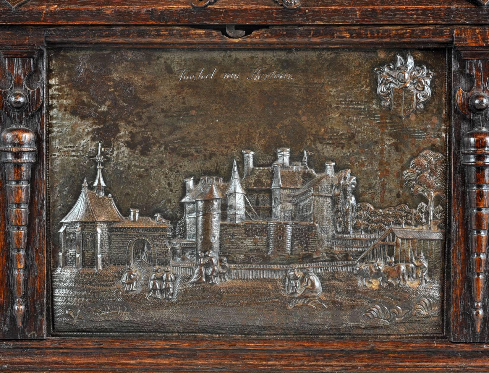 Belgian Architecturally Styled 19th Century Jewelry Casket