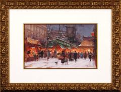 'Late Afternoon by L'arc De Triomphe, Paris, ' Luminous Work by Paul Renard