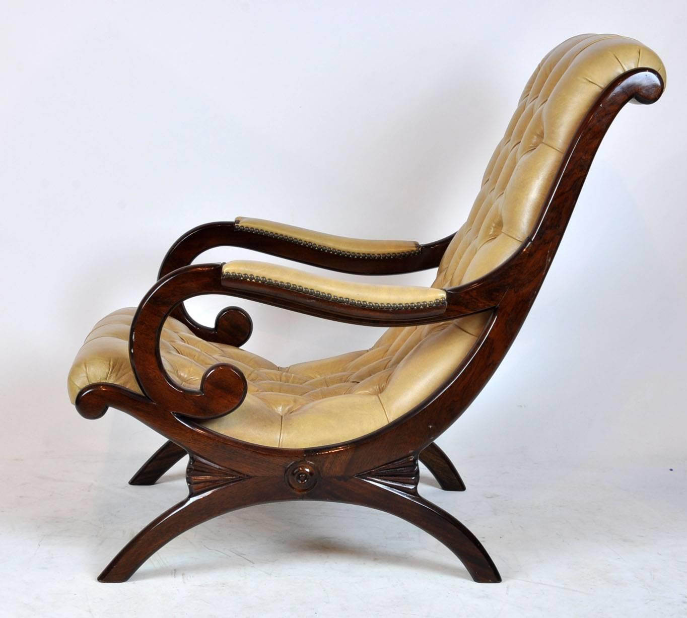 antique campeche chair