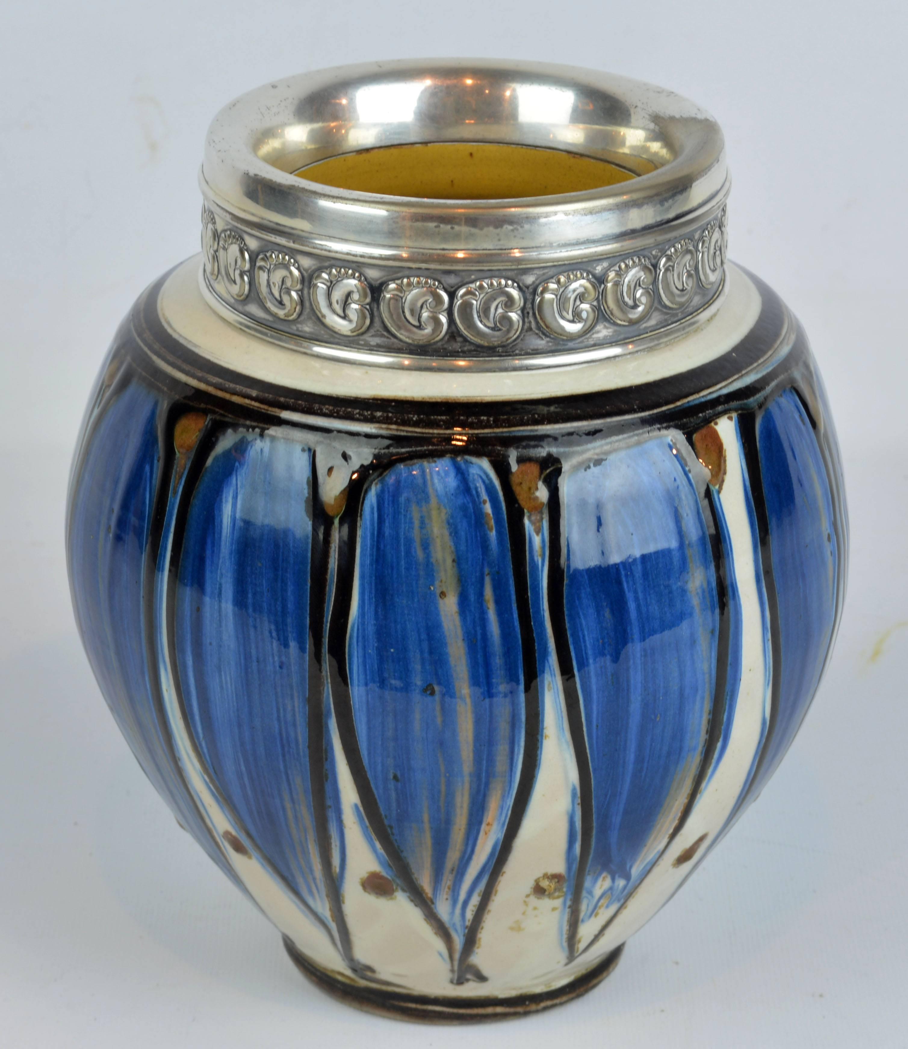 Thorvald Bindesbøll, Important Art Pottery Vase for Kahler, Denmark at  1stDibs