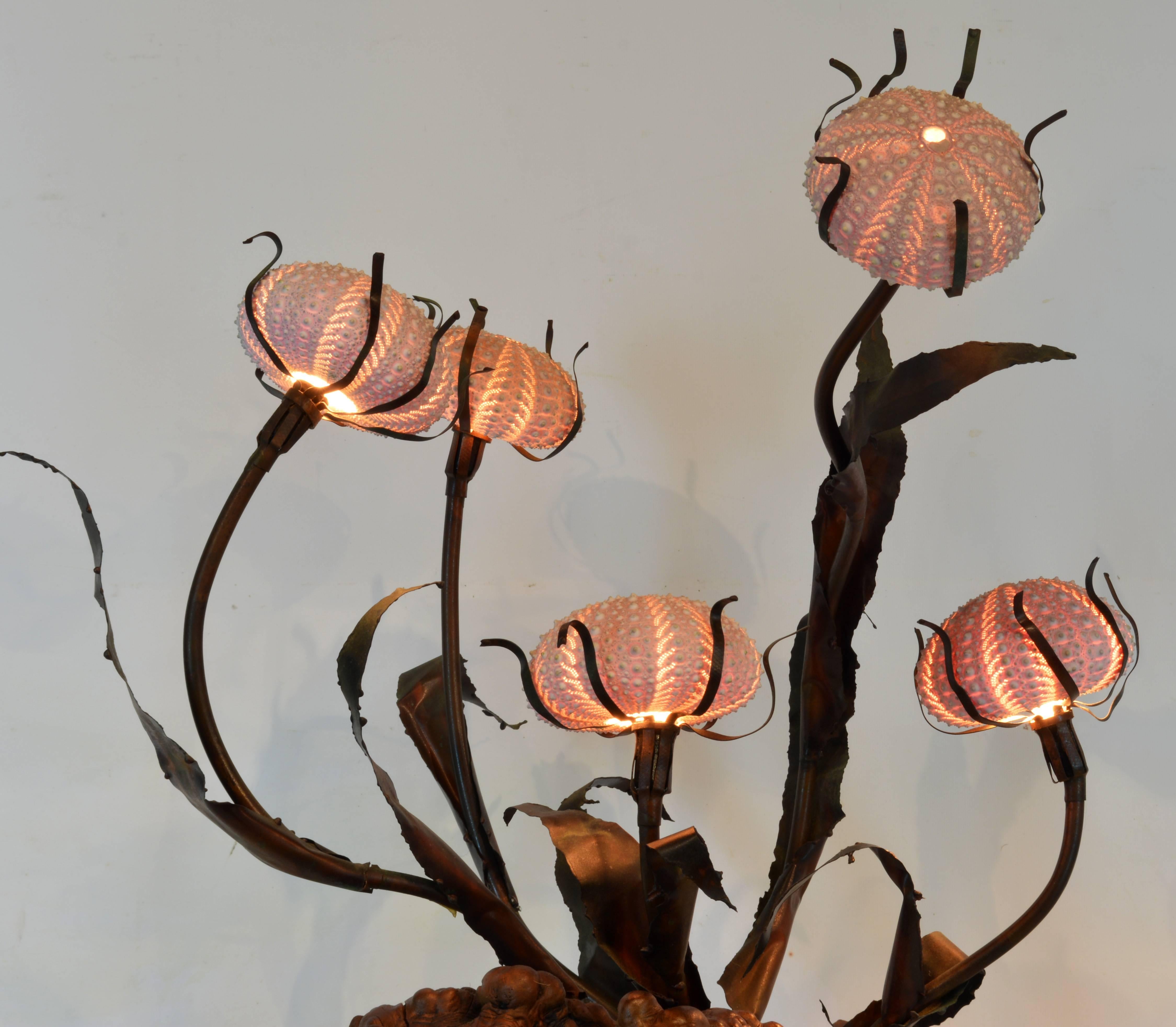 sea urchin lamp