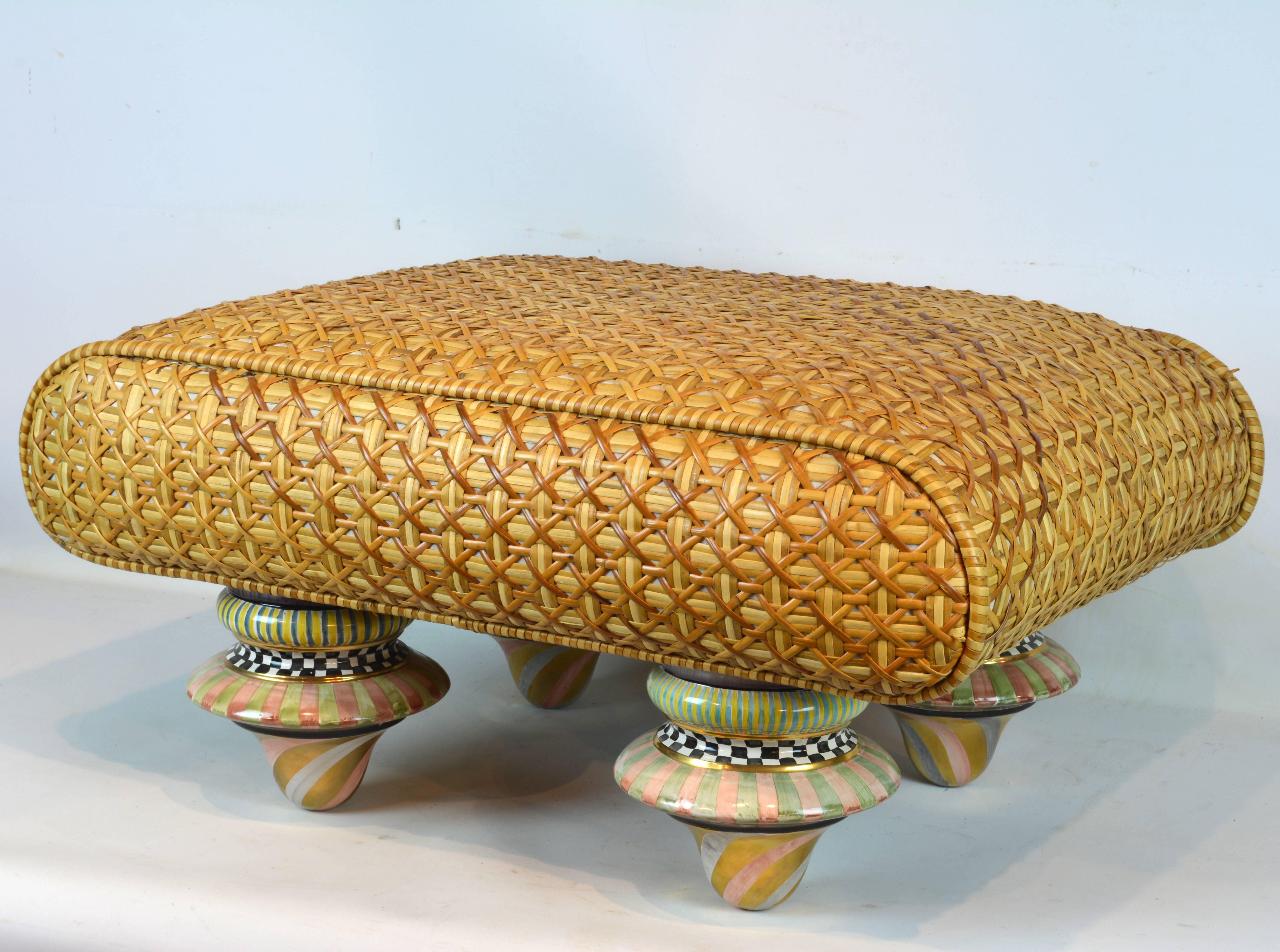 mackenzie childs ottoman