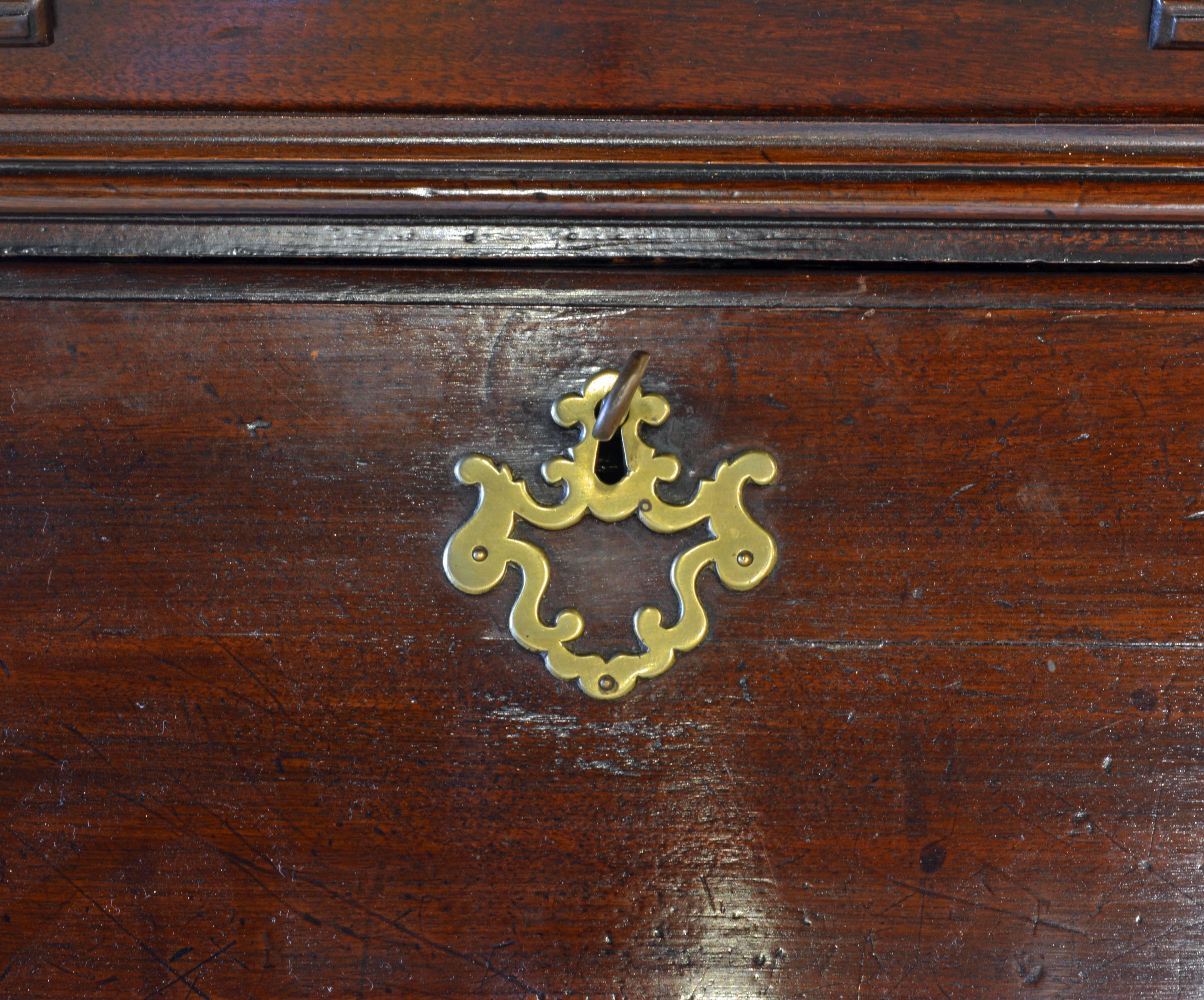 Charming Late 18th Century George III Mahogany Secretary Bookcase 2