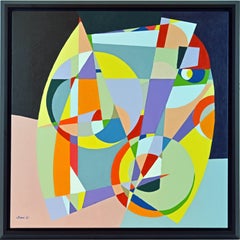 Large Contemporary Abstract by Sinai M. Waxman, Well Exhibited American Artist