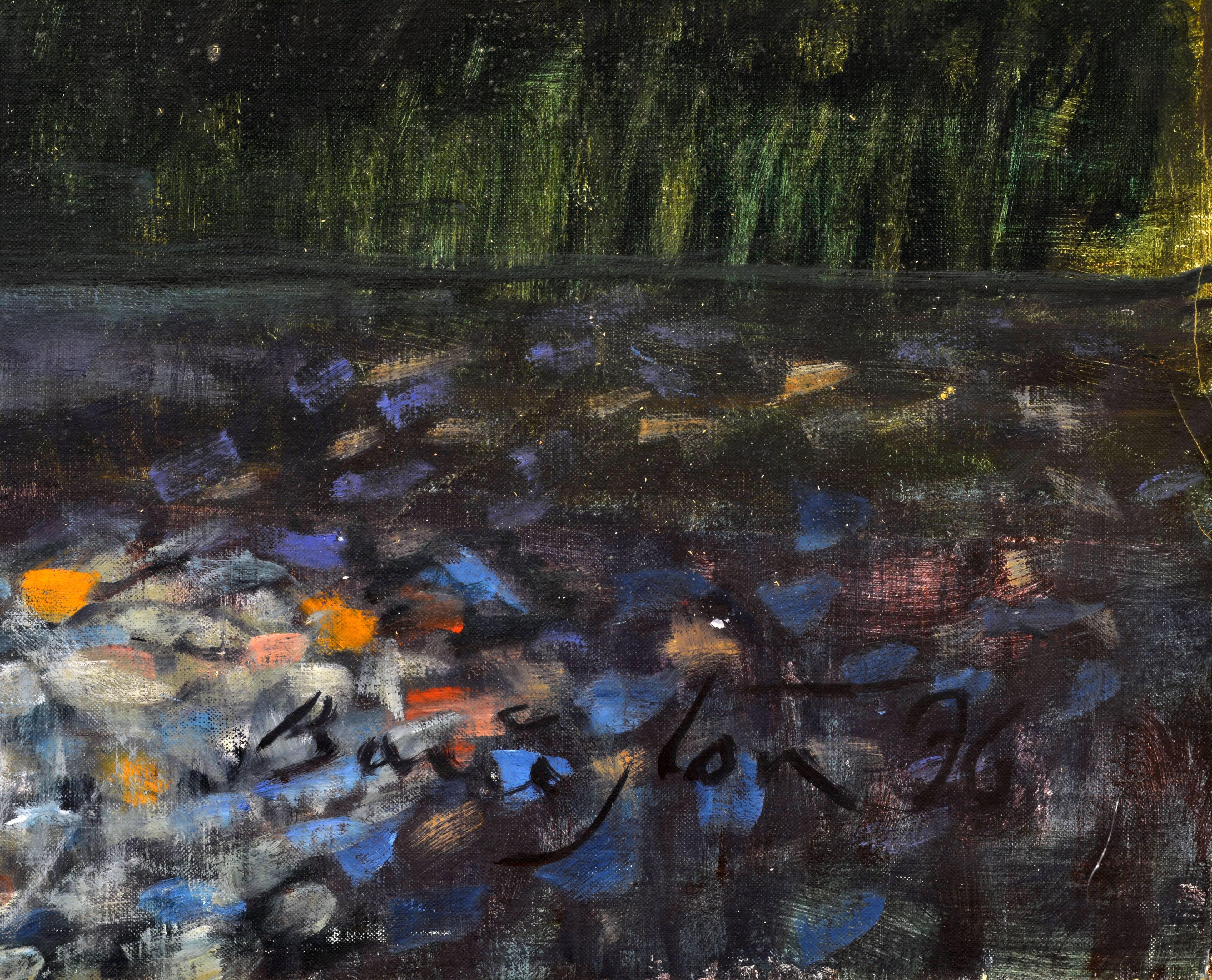 20th Century 'Launching the Boat' Important Large Work by Barrington Watson Jamaica 1931-2016