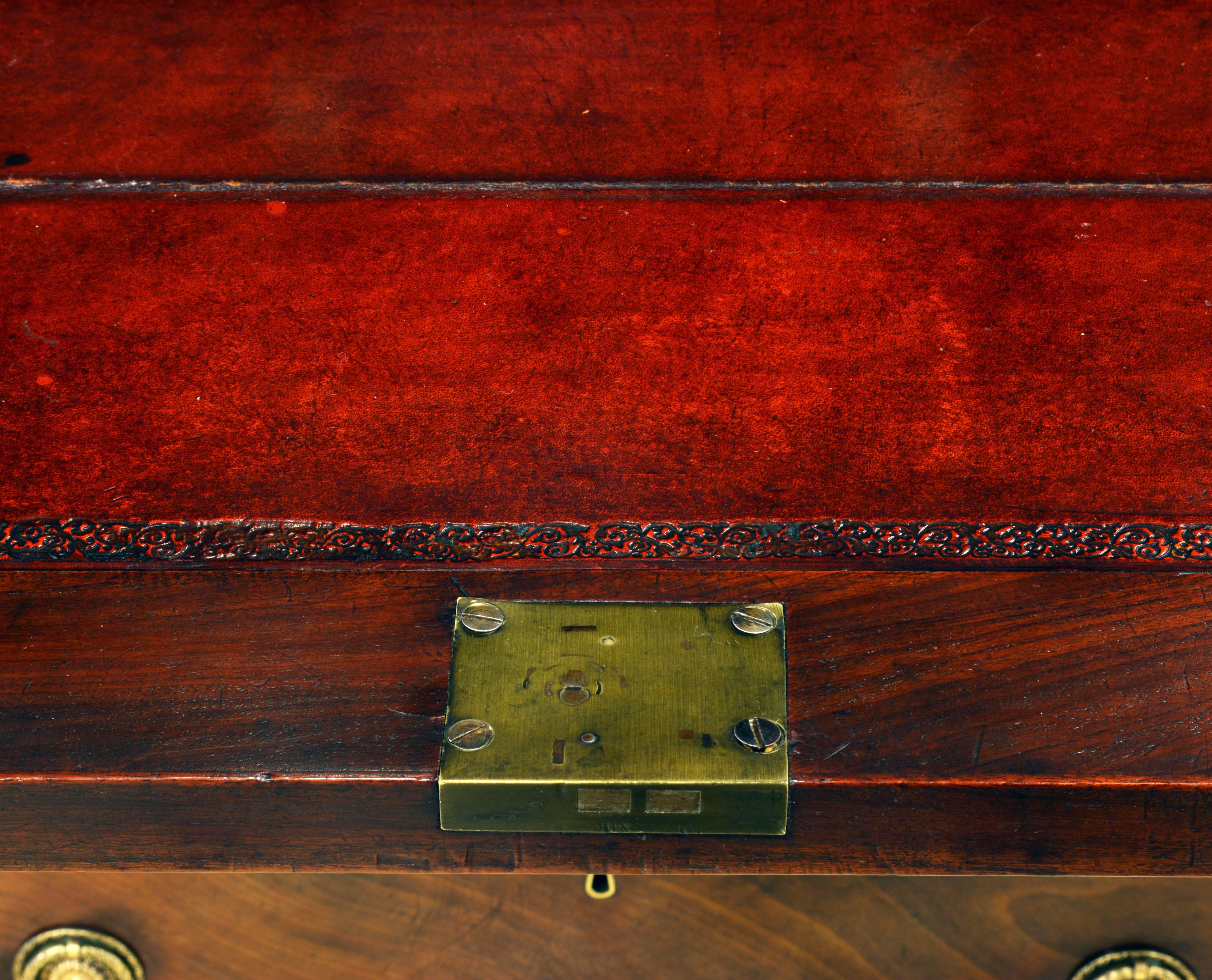 Noble Early 19th Century George III Mahogany Breakfront Secretary Bookcase 2