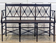 Early 19th Century English Regency Settee in the Pompeian Taste
