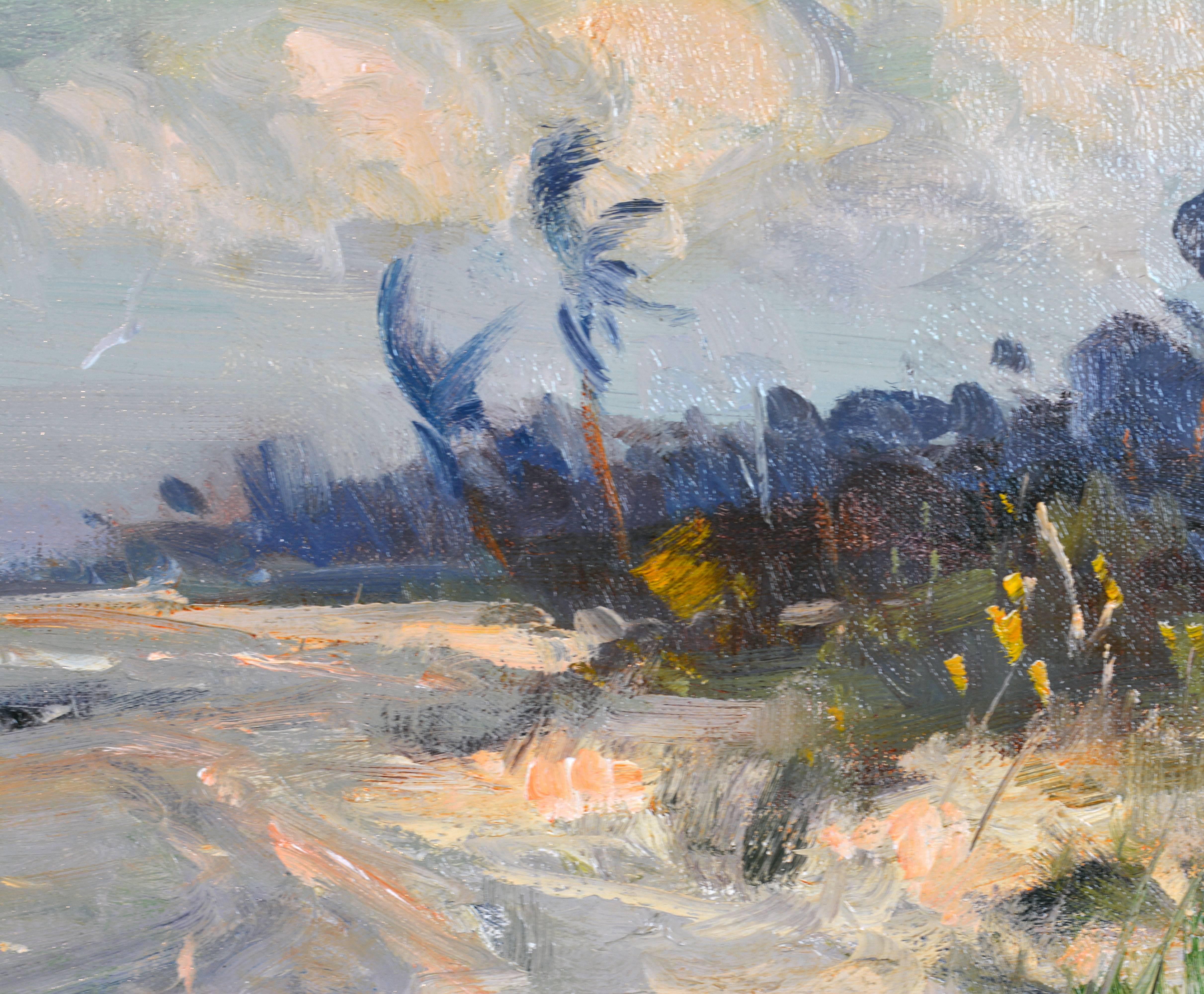 'Along the Gulf' Florida Impressionism by Robert C. Gruppe, American In Excellent Condition In Ft. Lauderdale, FL