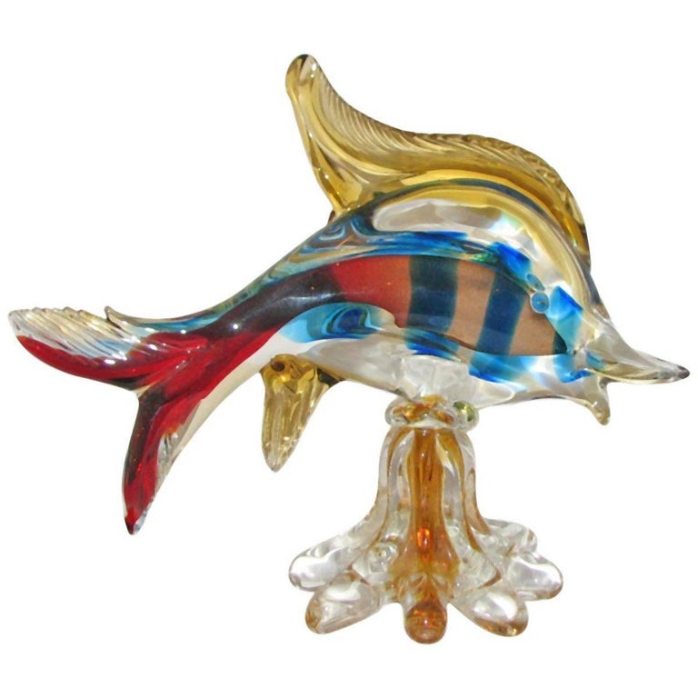 Murano Glass Fish For Sale at 1stdibs