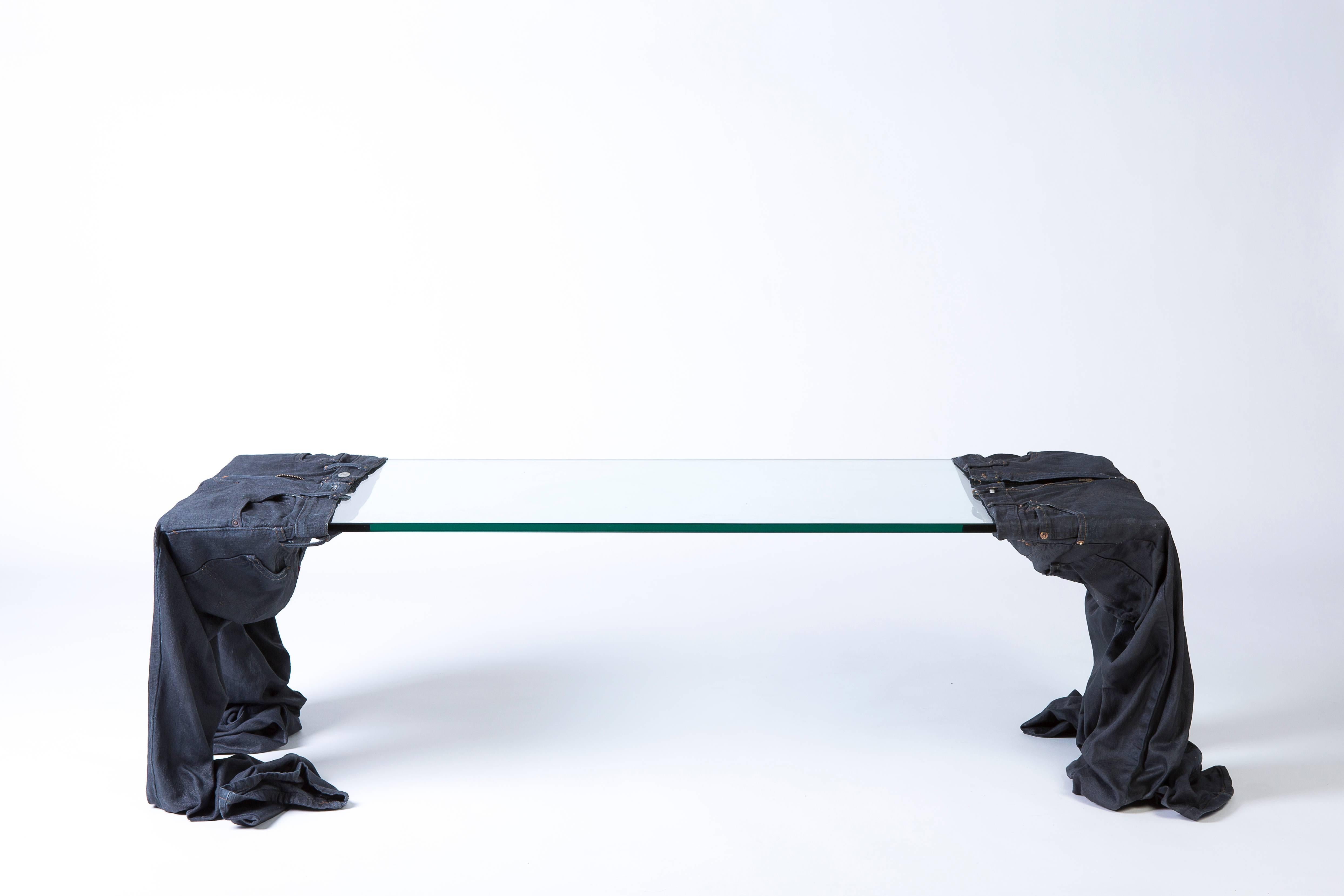 denim epoxy table