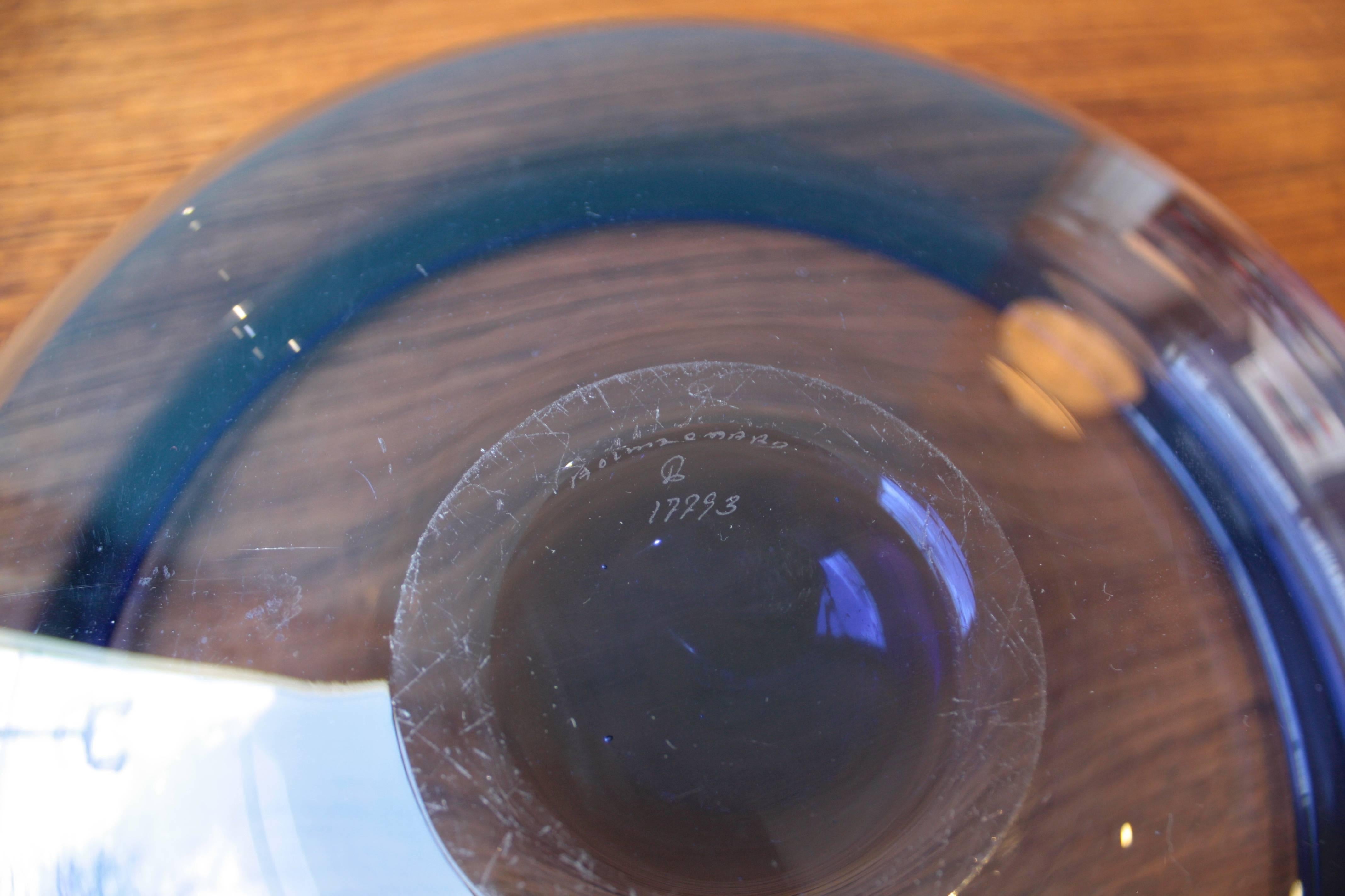 20th Century Large Danish Mid-Century Modern Provence bowl by Per Lütken for Holmegaard