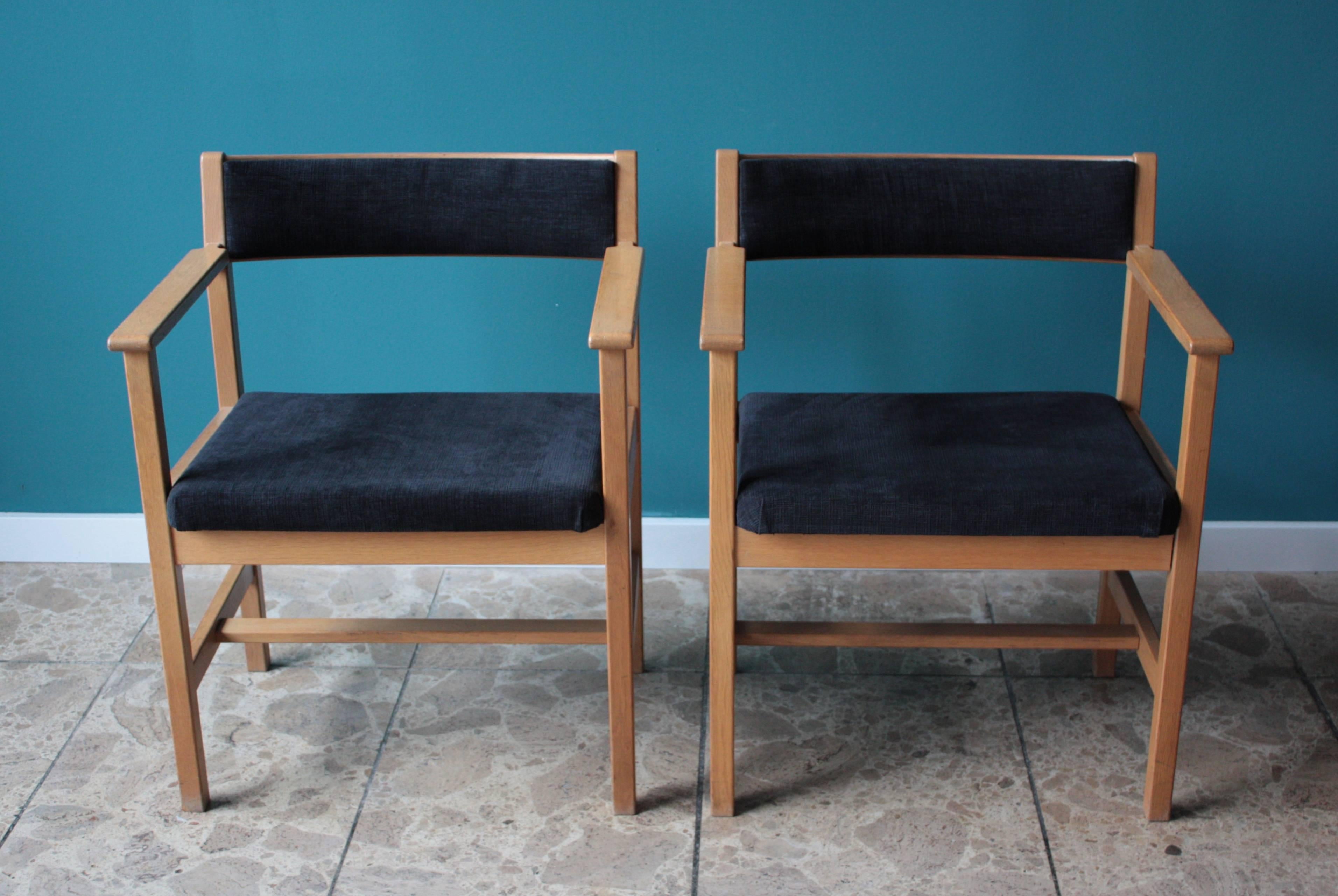 Mid-Century Modern Model 3242 Dining Chairs by Børge Mogensen for Fredericia, Set of Four