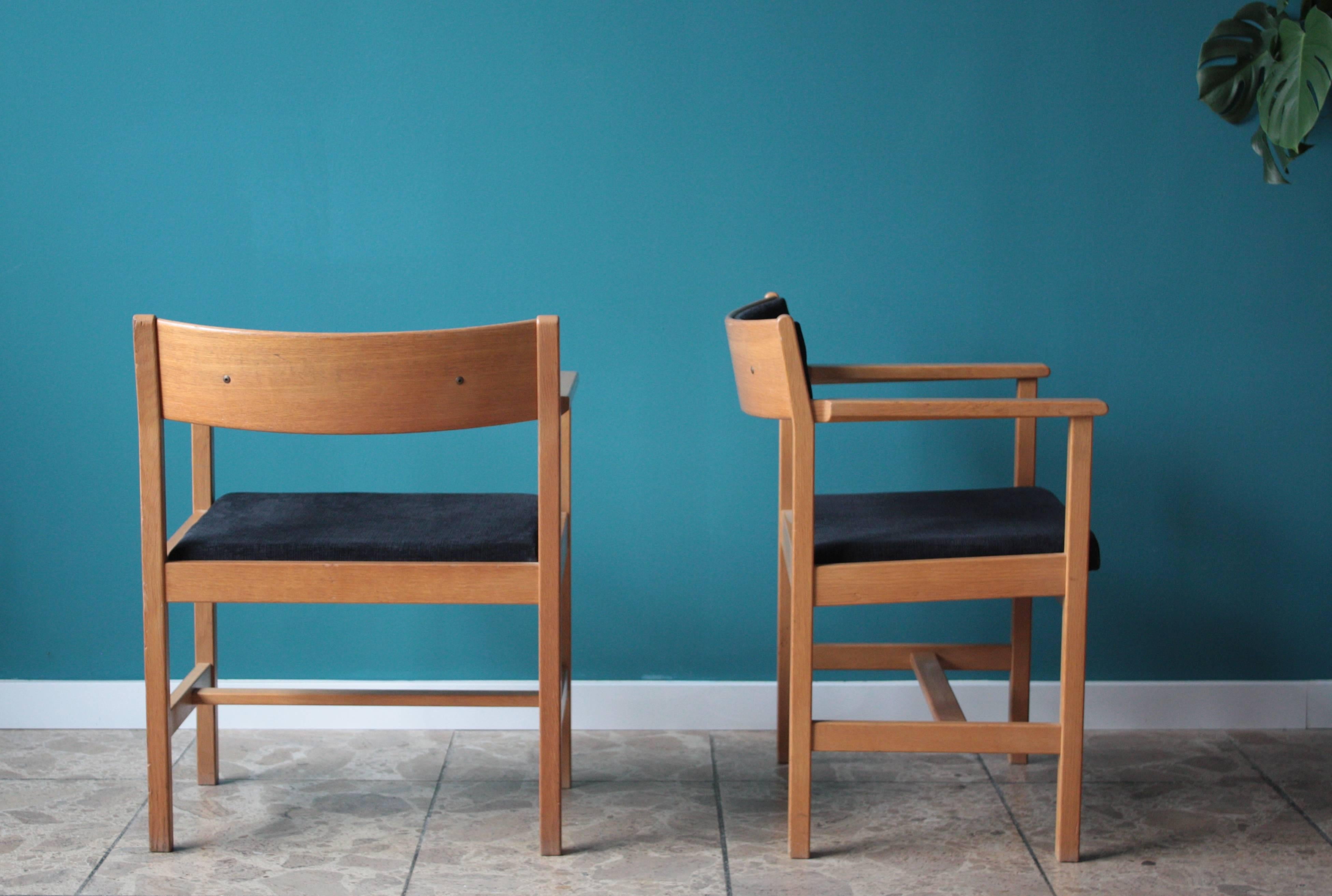 Danish Model 3242 Dining Chairs by Børge Mogensen for Fredericia, Set of Four