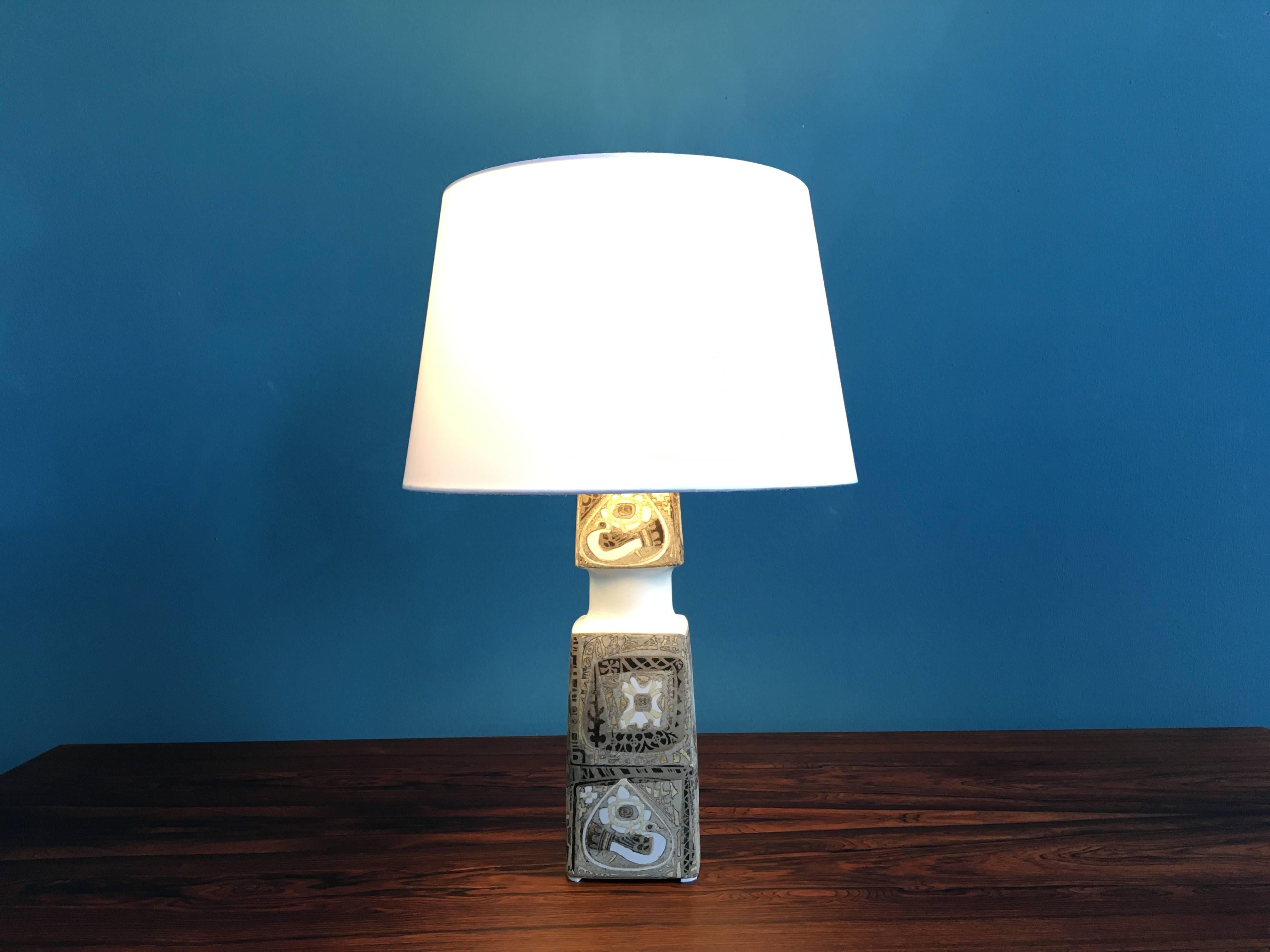 Danish Mid-Century Modern table Lamp by Nils Thorsson for Fog & Morup 3