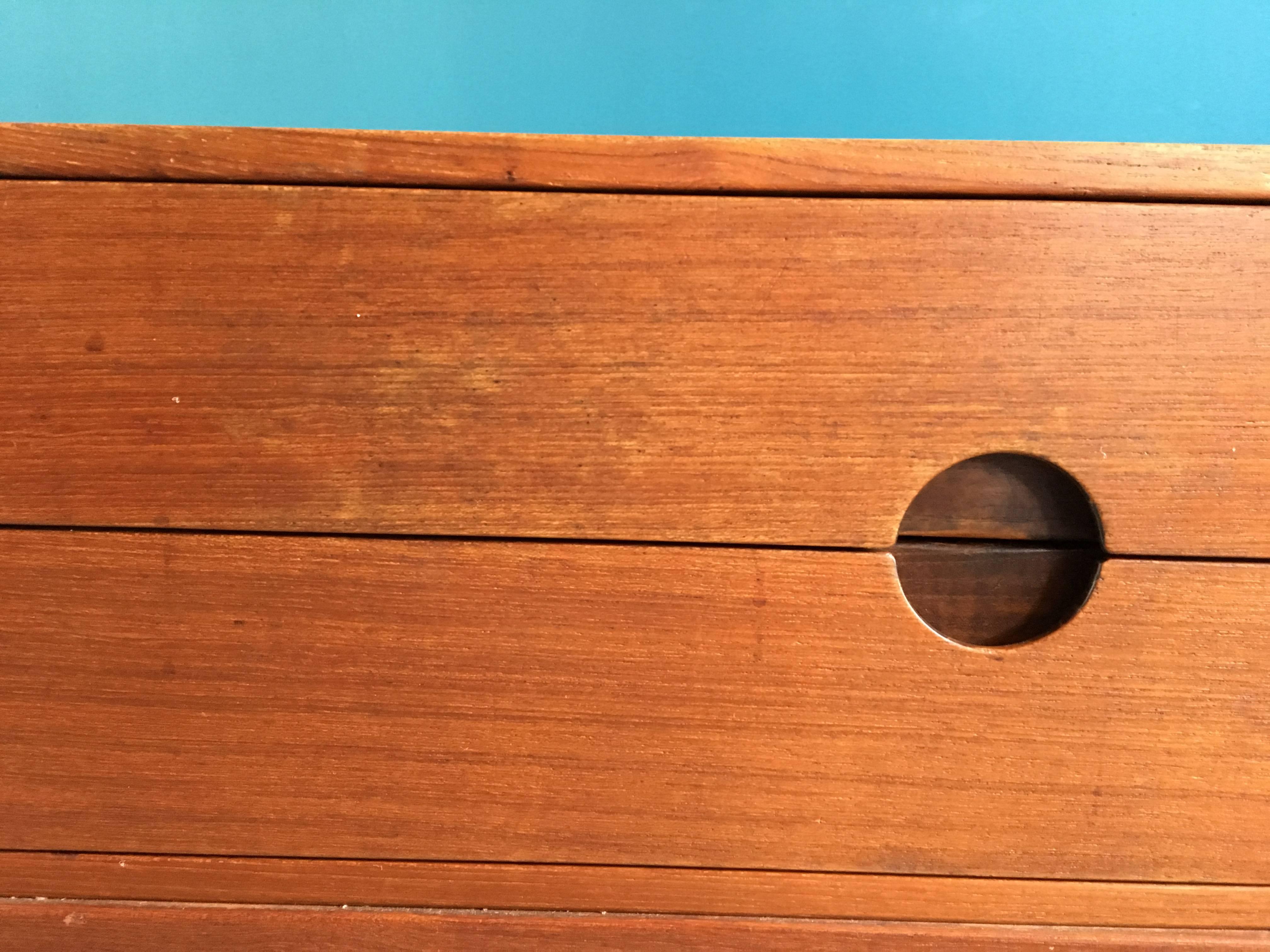 Aksel Kjersgaard Vintage Teak Nightstands for Odder, Denmark, 1955 In Good Condition In Berlin, DE