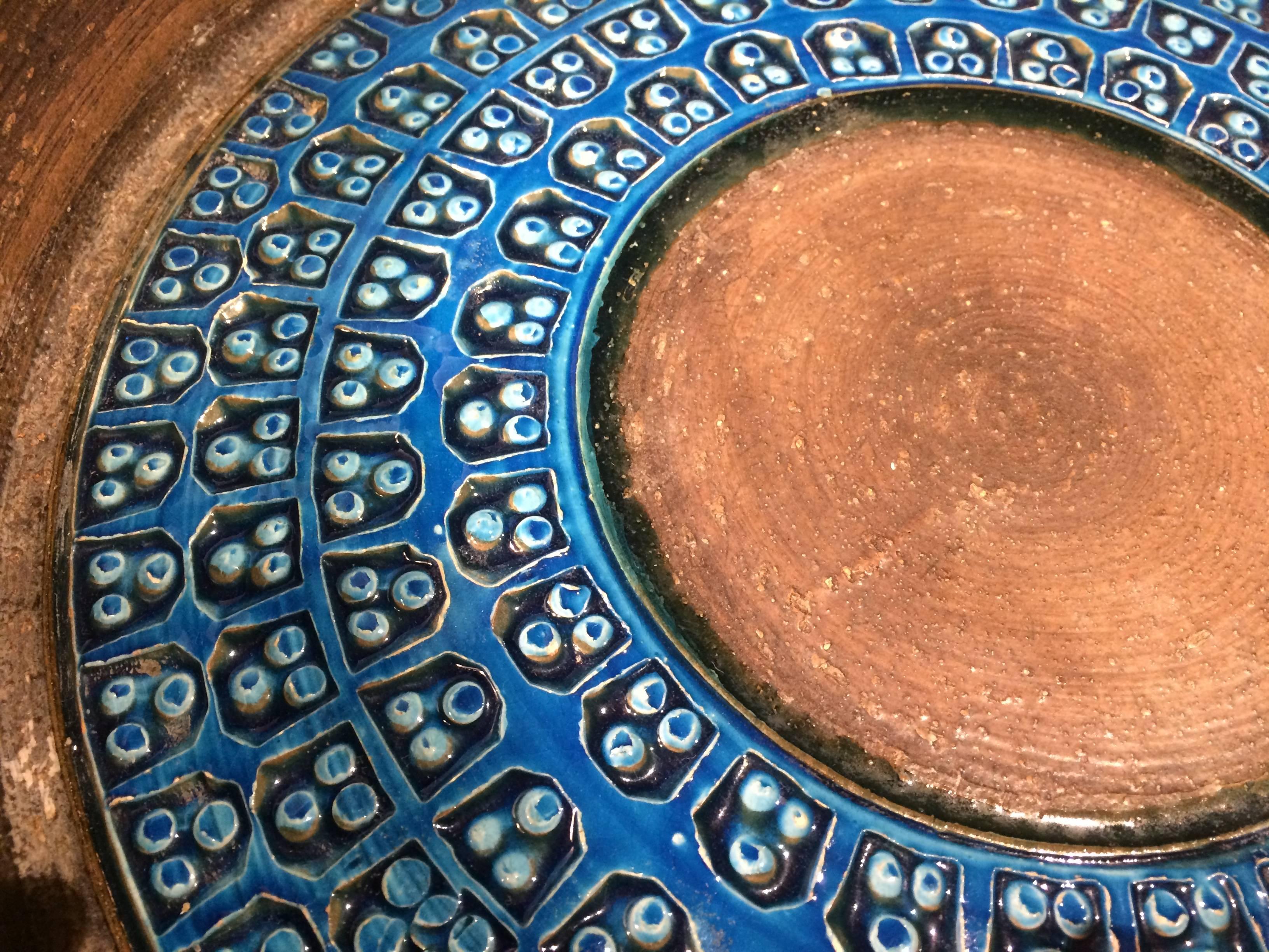 Mid-Century Modern Ceramic Bowl by Aldo Londi for Bitossi