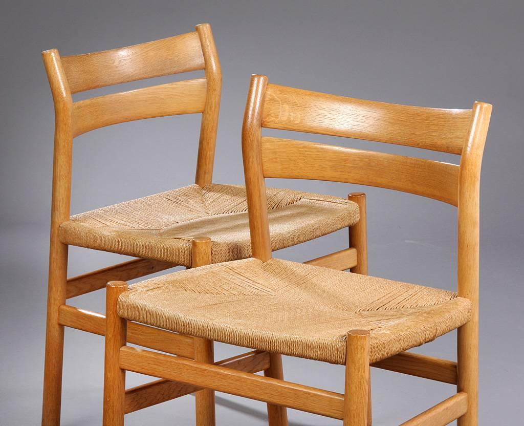 BM1 Dining Chairs by Børge Mogensen CM Madsen, Set of Six In Good Condition In Berlin, Germany