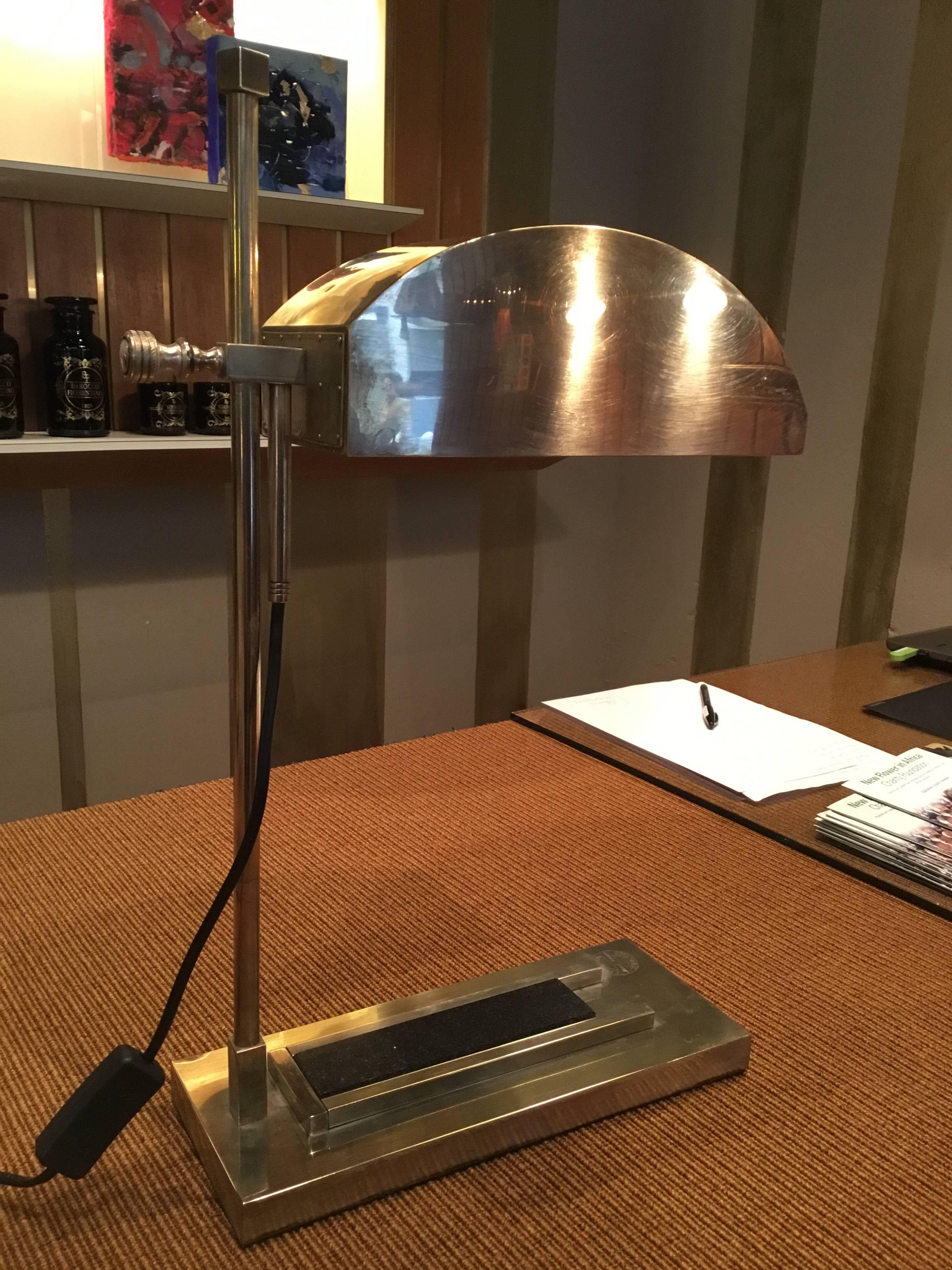 Bauhaus Marcel Breuer Desk Lamp, circa 1925