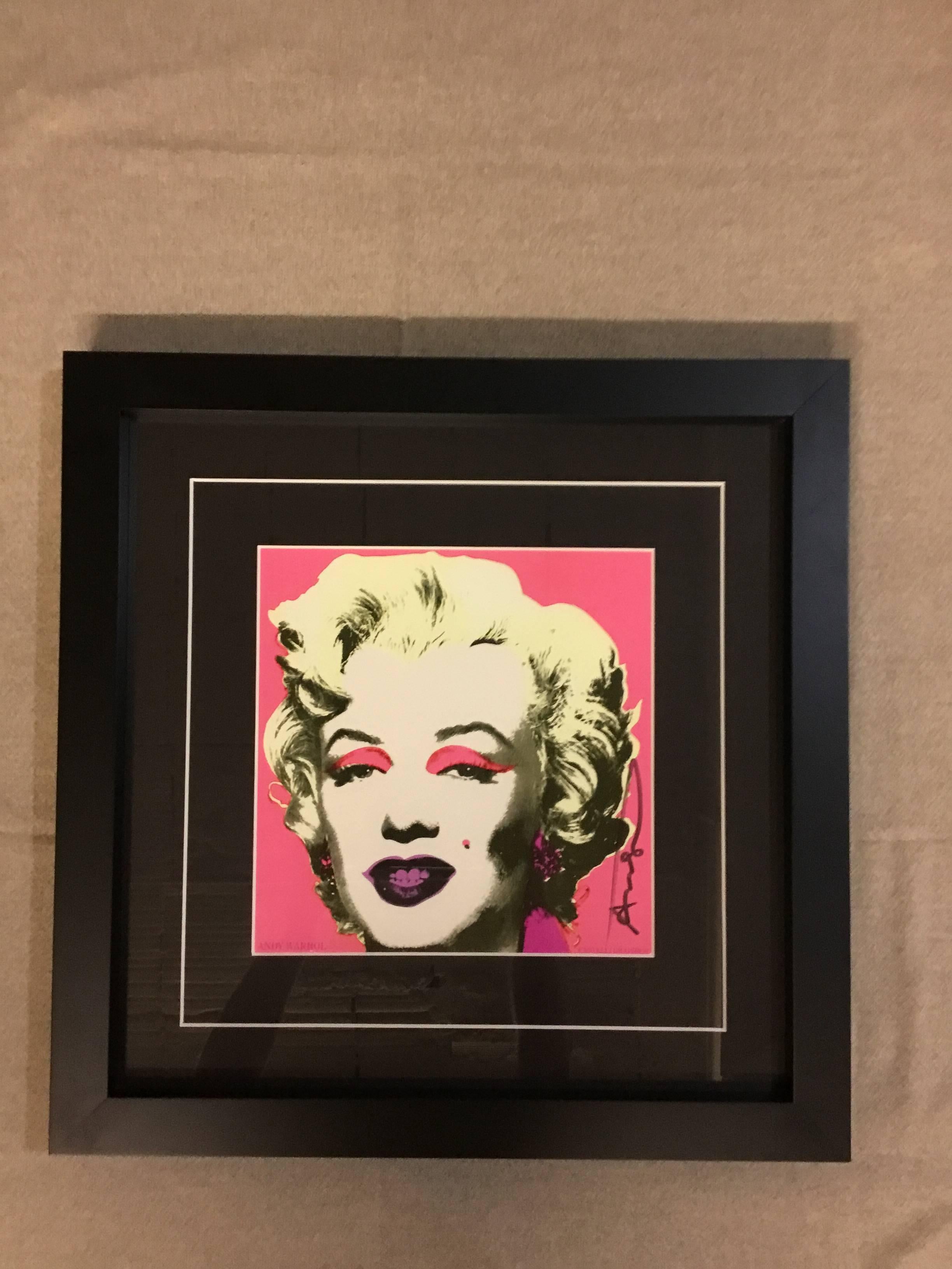 American Andy Warhol, Marilyn Monroe, 'Leo Castelli' gallery invitation, 1981