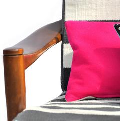 Danish Striped Three-Seat Sofa, 1960s