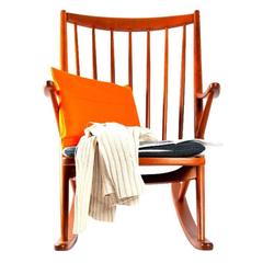 Rocking Chair 182 by Frank Reenskaug for Bramin