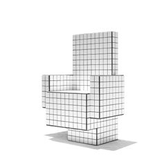 Tach I Tiled Chair by Nima Abili