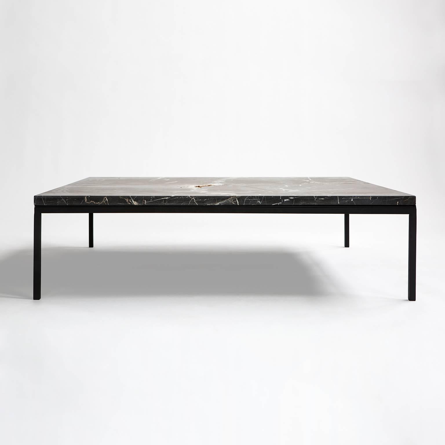 square black marble coffee table