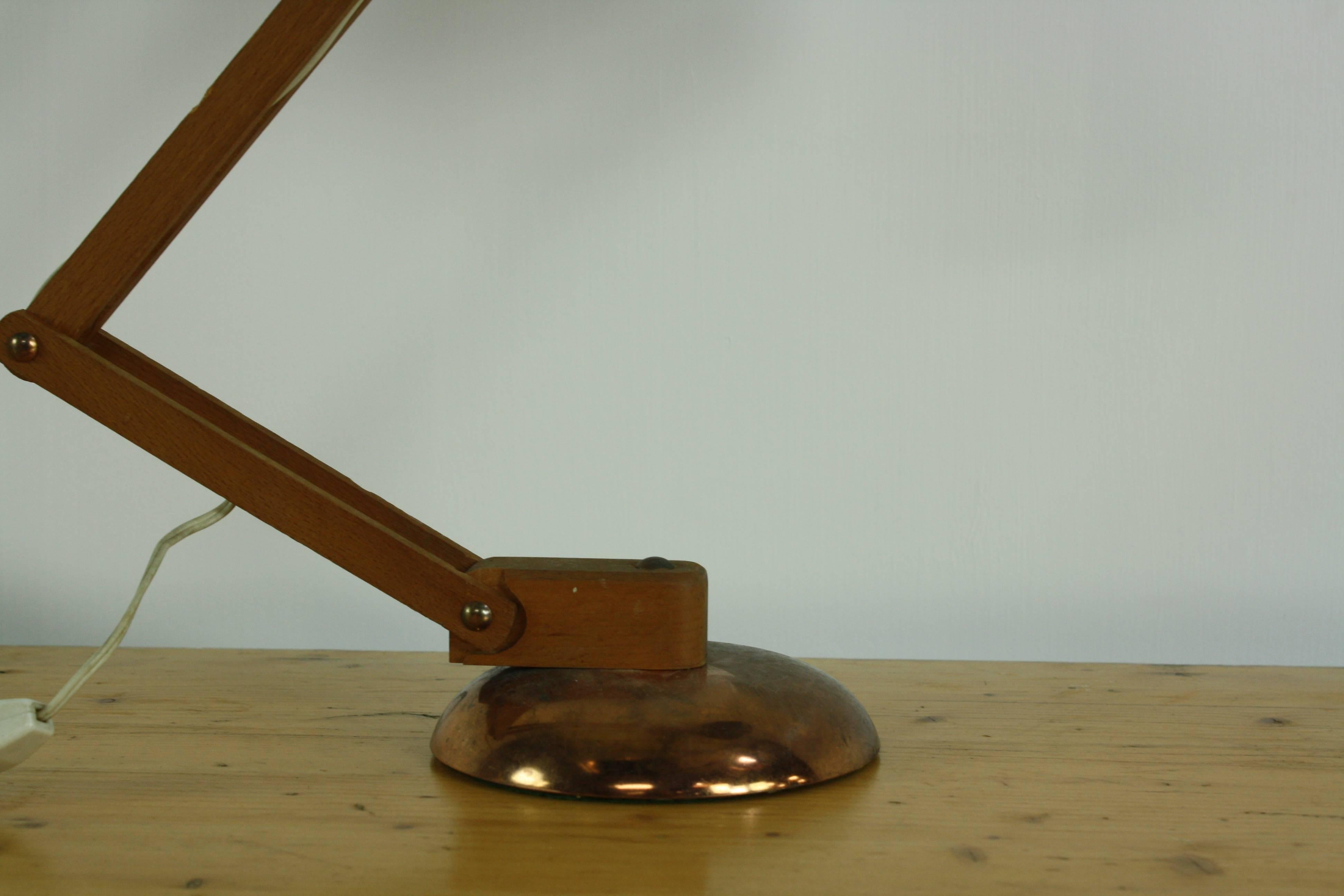 English Terence Conran for Habitat Copper Maclamp Anglepoise Desk Lamp, 1950s-1960s