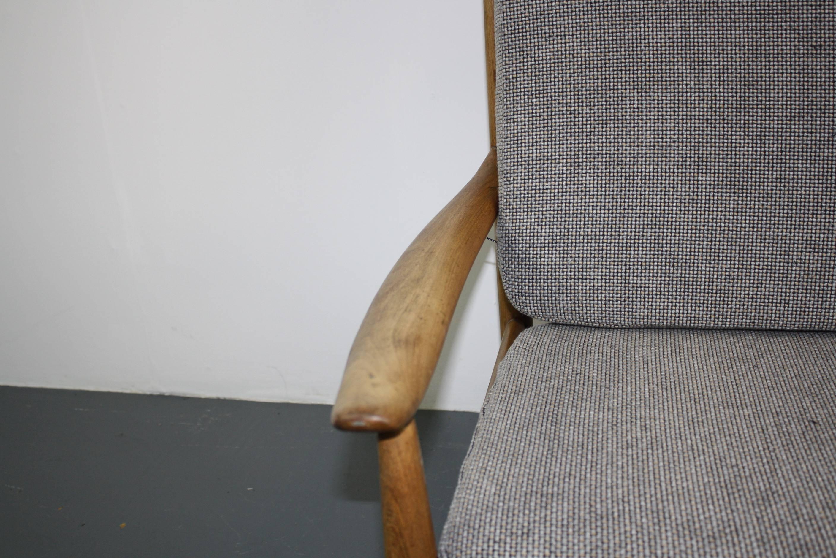 Midcentury Danish Teak Lounge Chair For Sale 4
