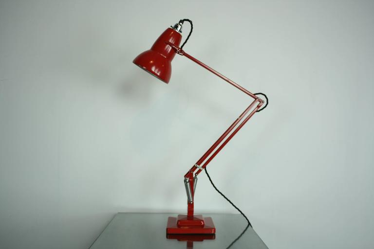 Vintage Red Carwardine for Herbert Terry Anglepoise Lamp For