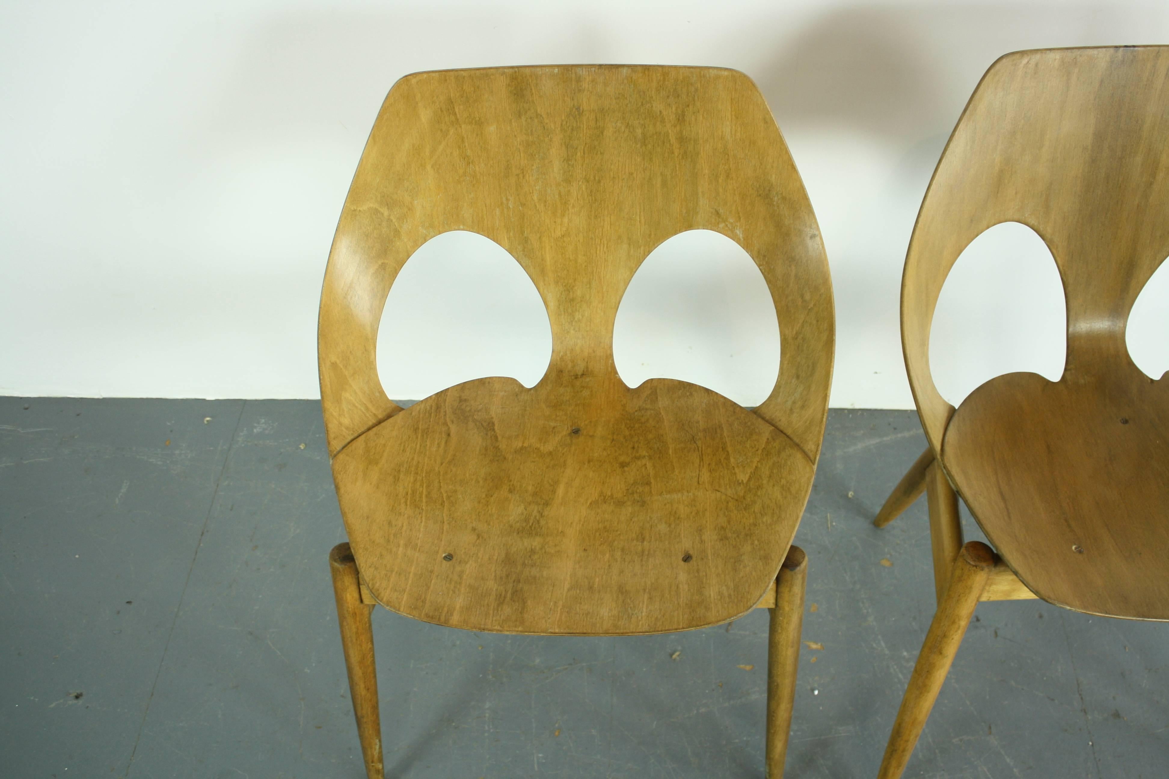 Pair of 1950s Jason Chairs Designed by Carl Jacobs & Frank Guille for Kandya For Sale 1