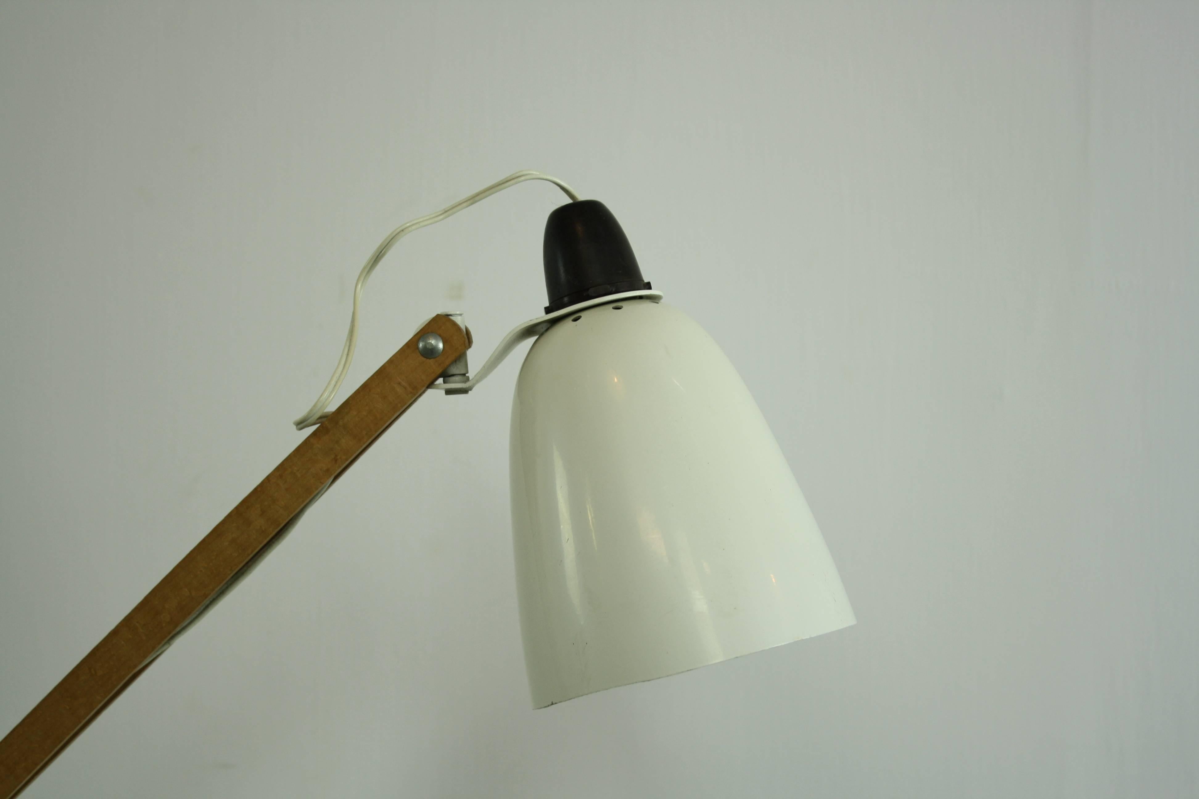 20th Century Vintage All Original 1950s White Anglepoise Maclamp Designed by Terence Conran 