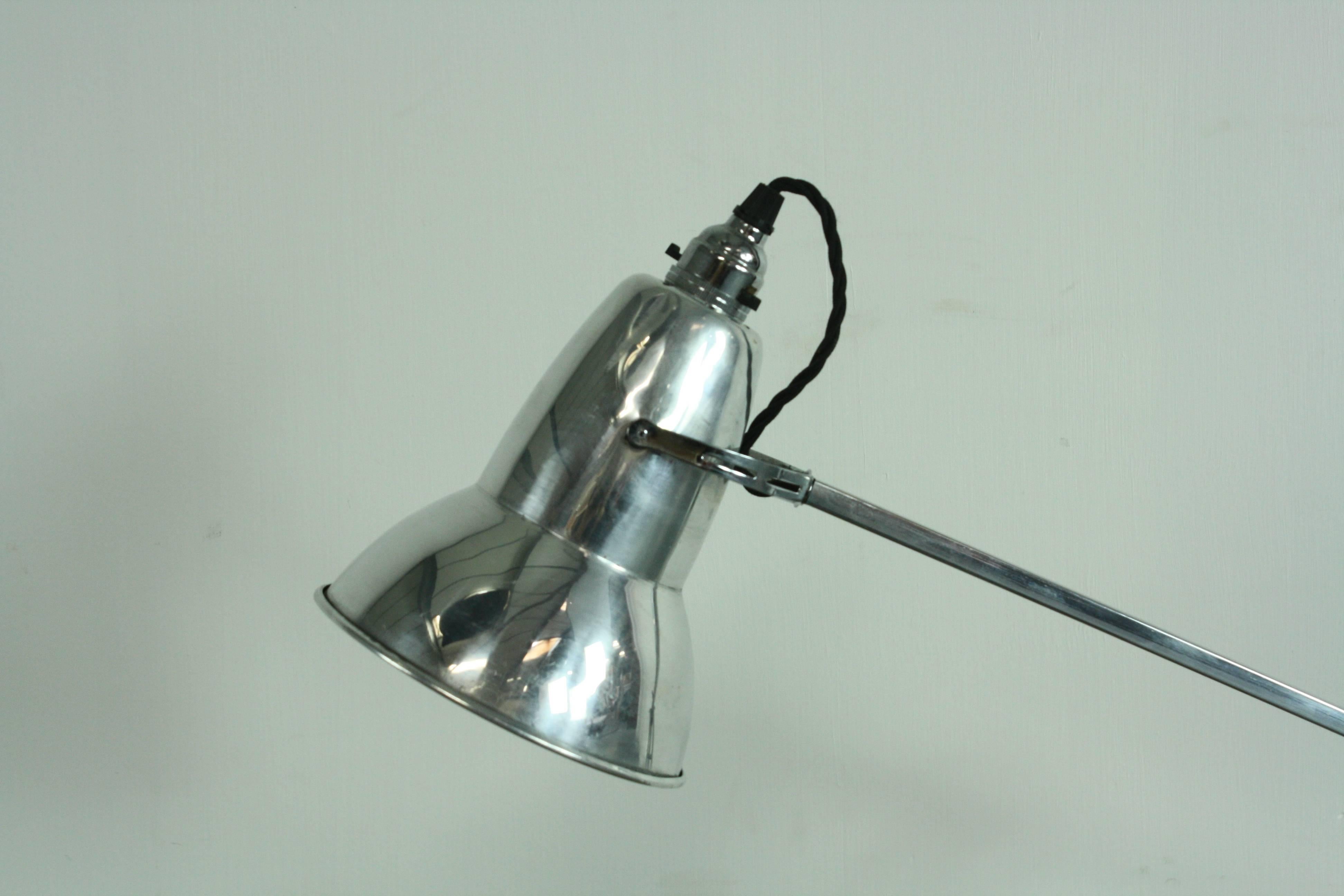 20th Century Vintage 1930s George Carwardine for Herbert Terry Stripped Anglepoise Lamp