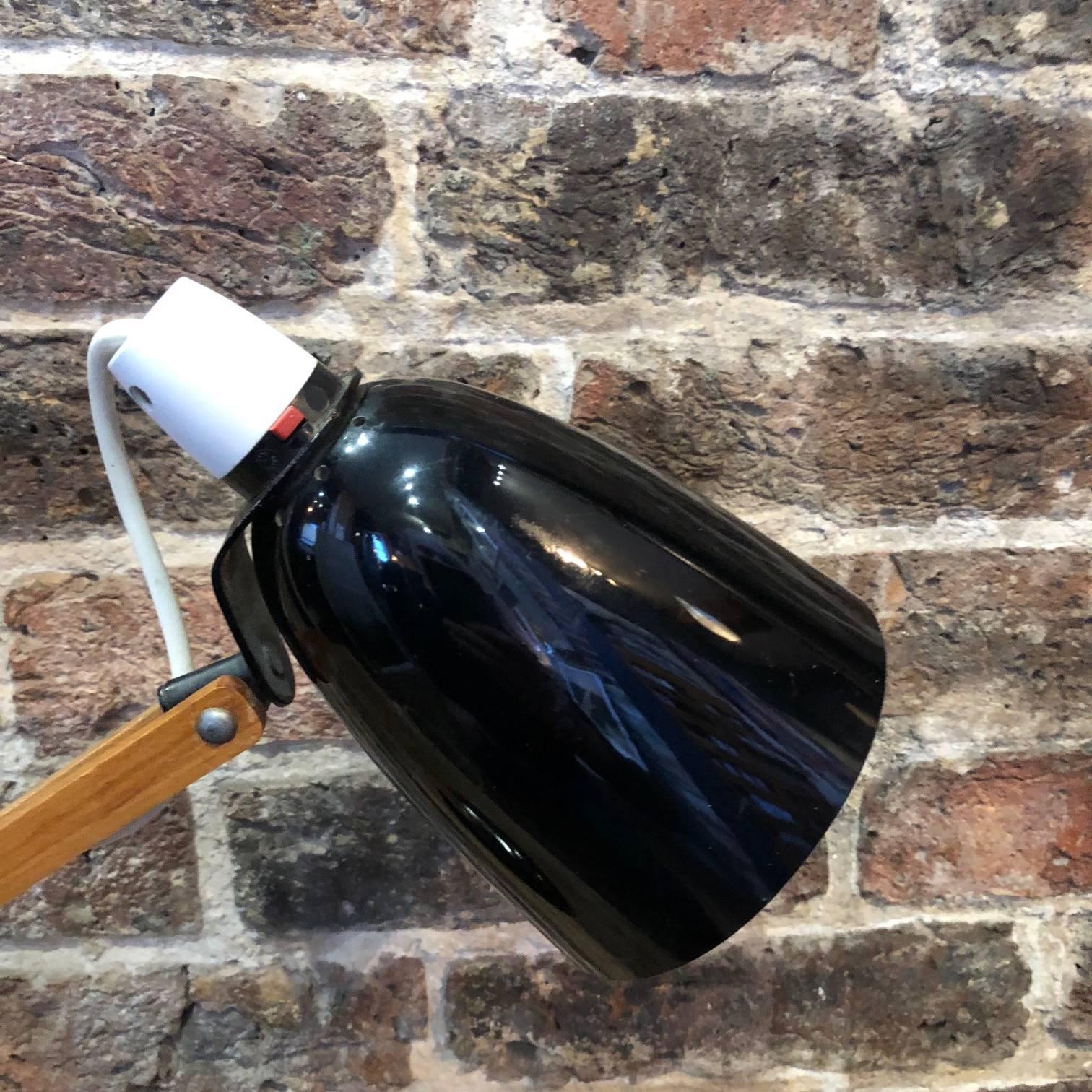 20th Century Vintage, 1950s Black Angle Poise Maclamp Designed by Terence Conran For Sale