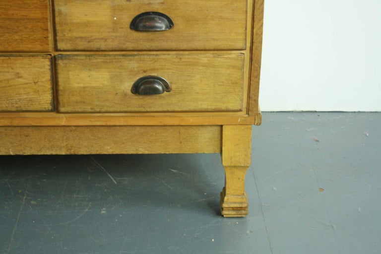 Vintage 1930s 16Drawer British Haberdashery Shop Counter at 1stDibs