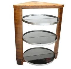 Art Deco Bar Cabinet with Revolving Door