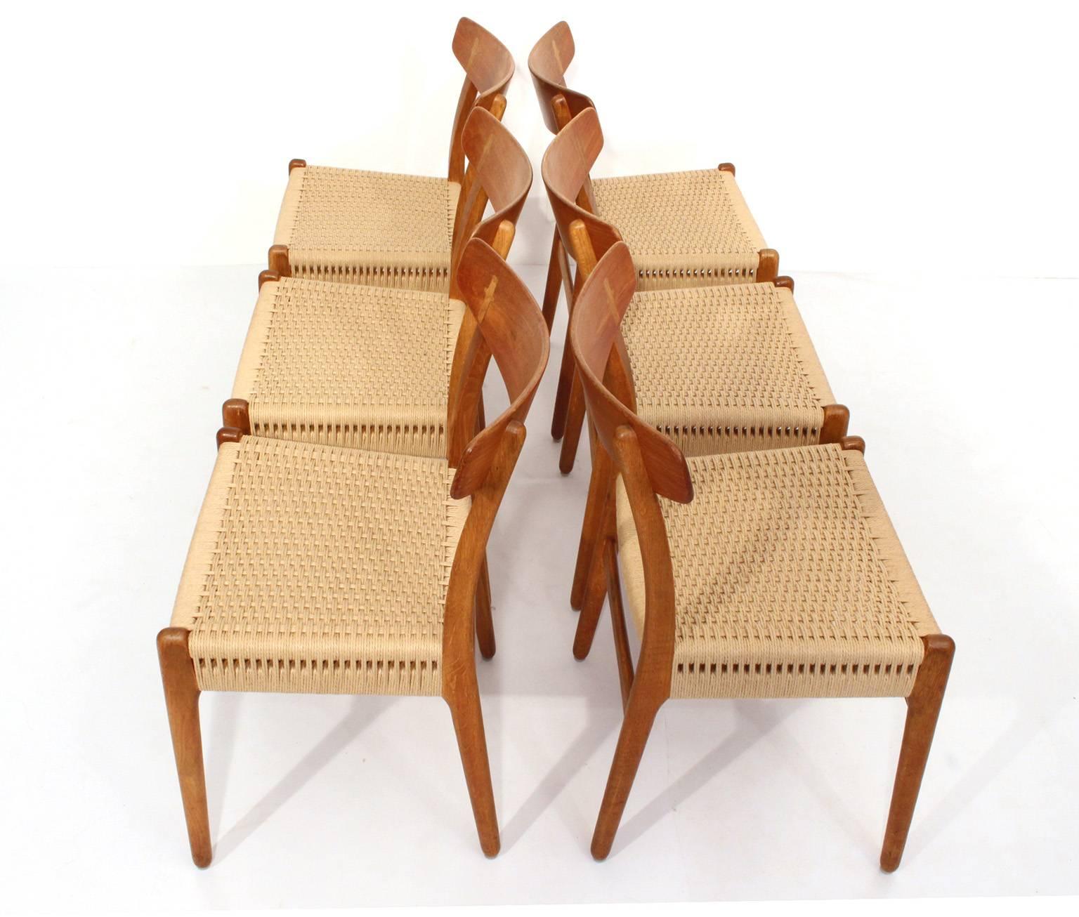 Scandinavian Modern Set of Hans Wegner CH23 Chairs