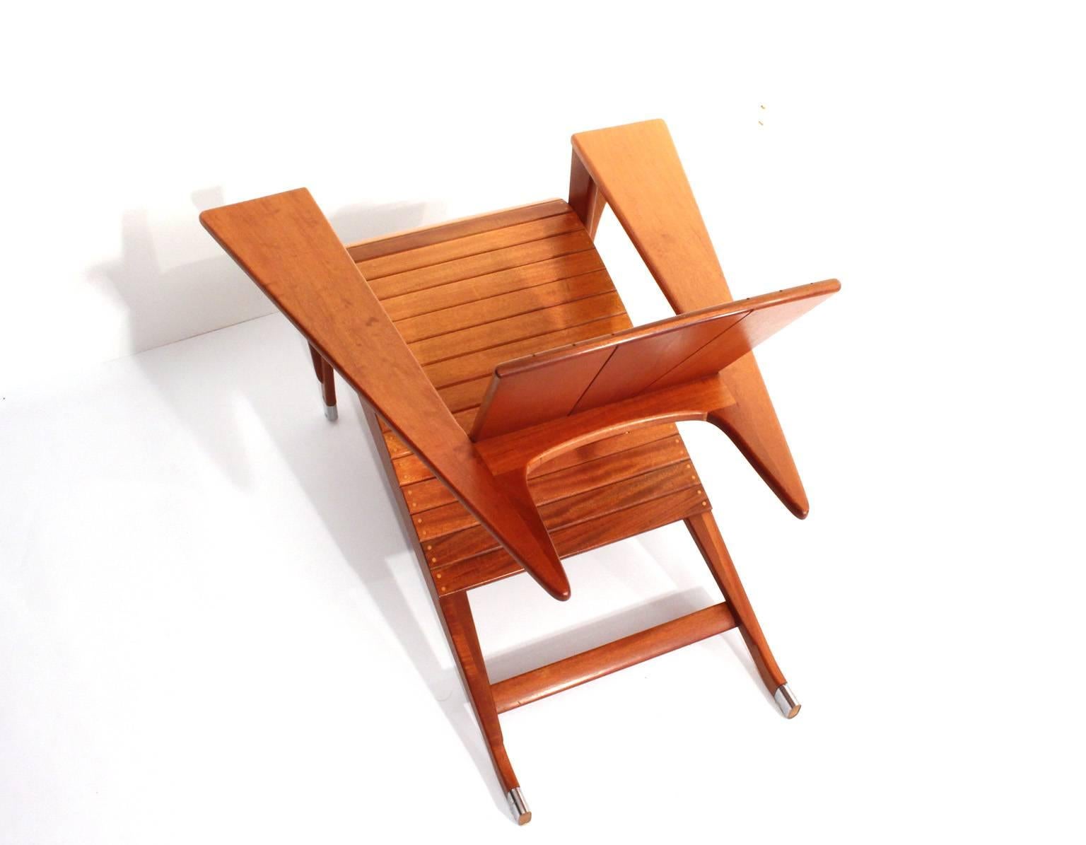 Mahogany Rare Deck Chair 